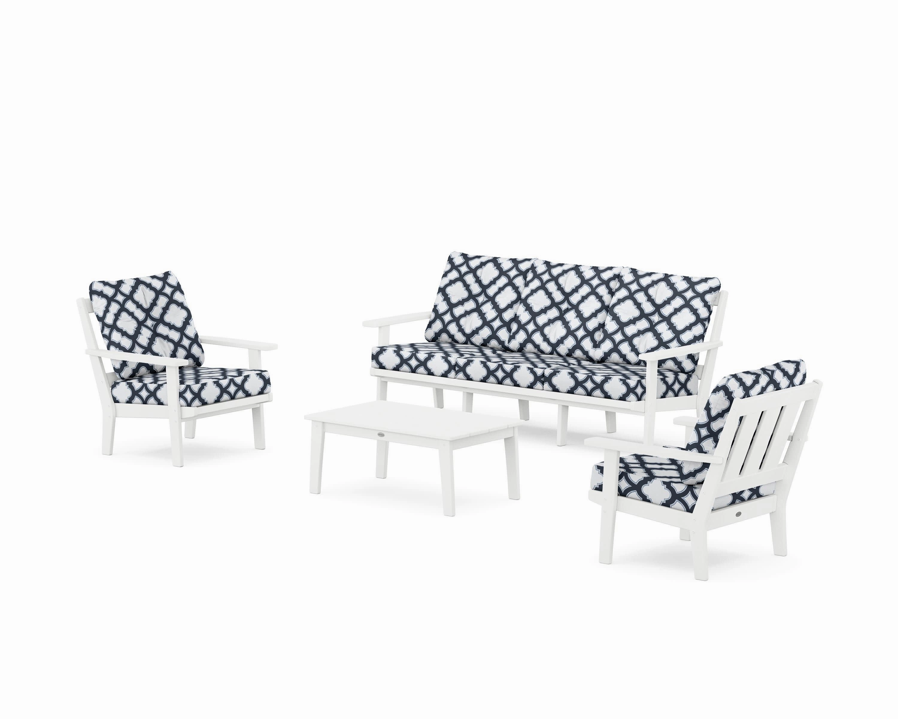Oxford 4-Piece Deep Seating Set with Sofa