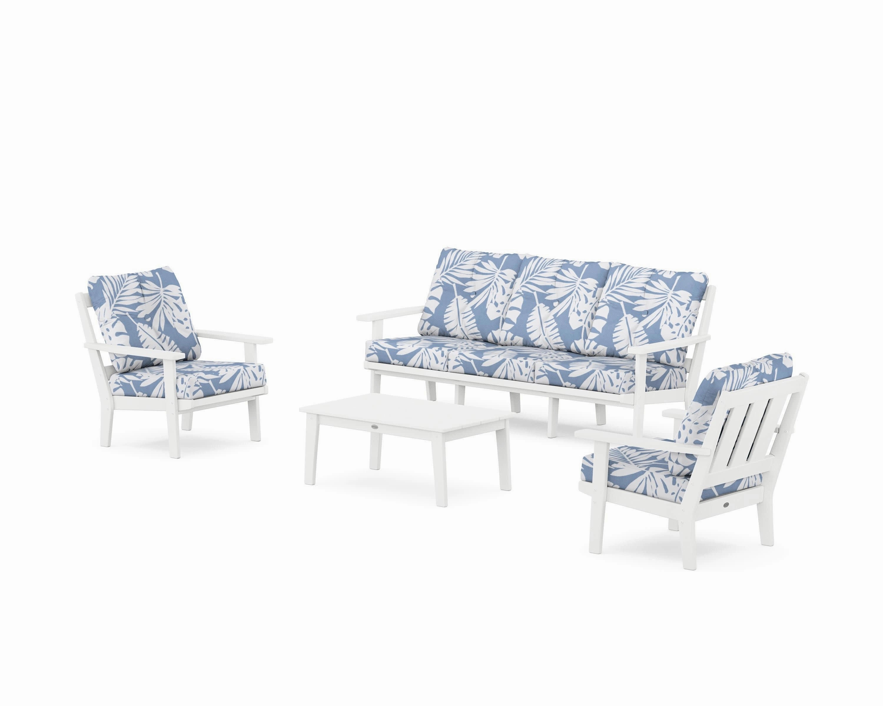 Oxford 4-Piece Deep Seating Set with Sofa