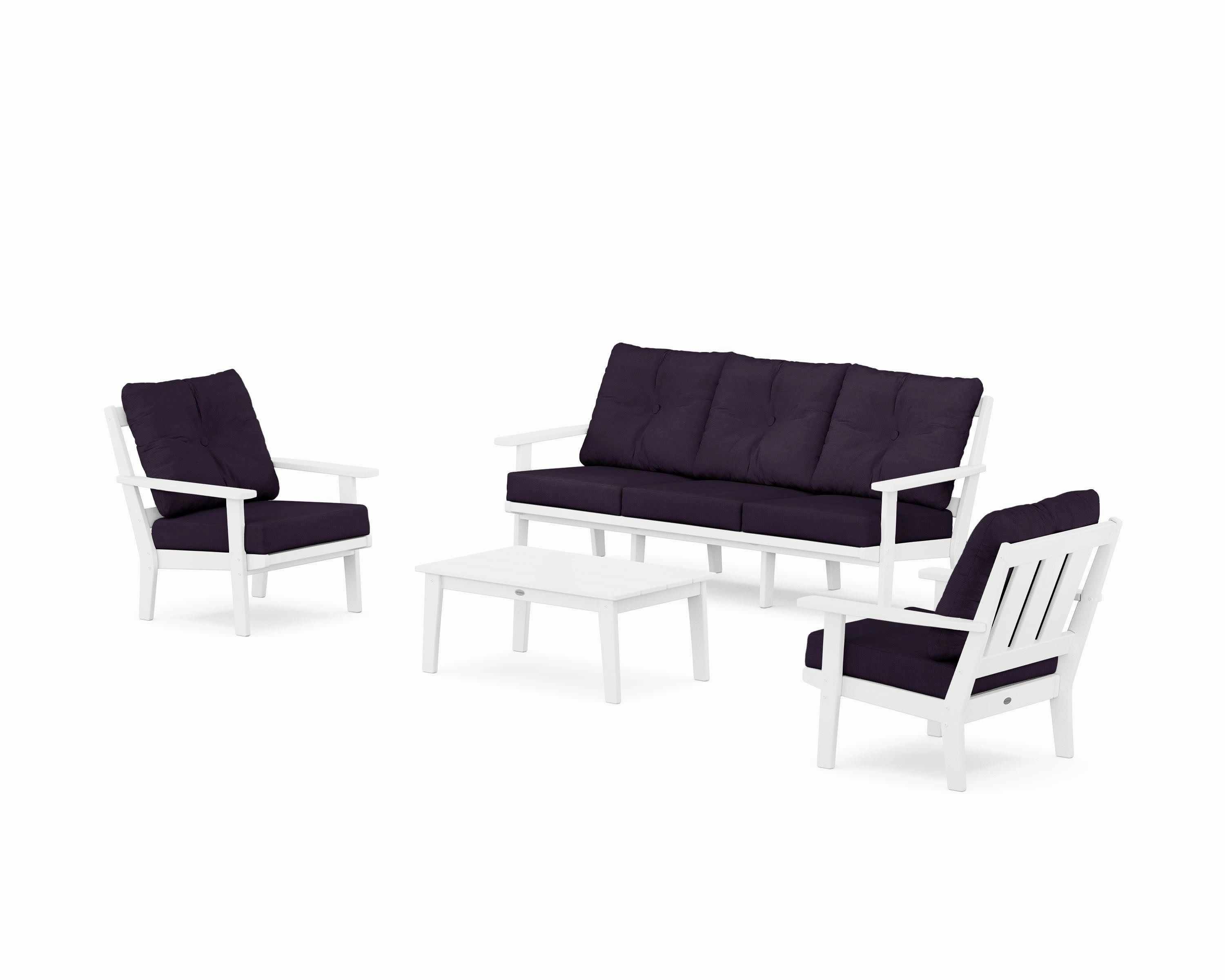 Oxford 4-Piece Deep Seating Set with Sofa