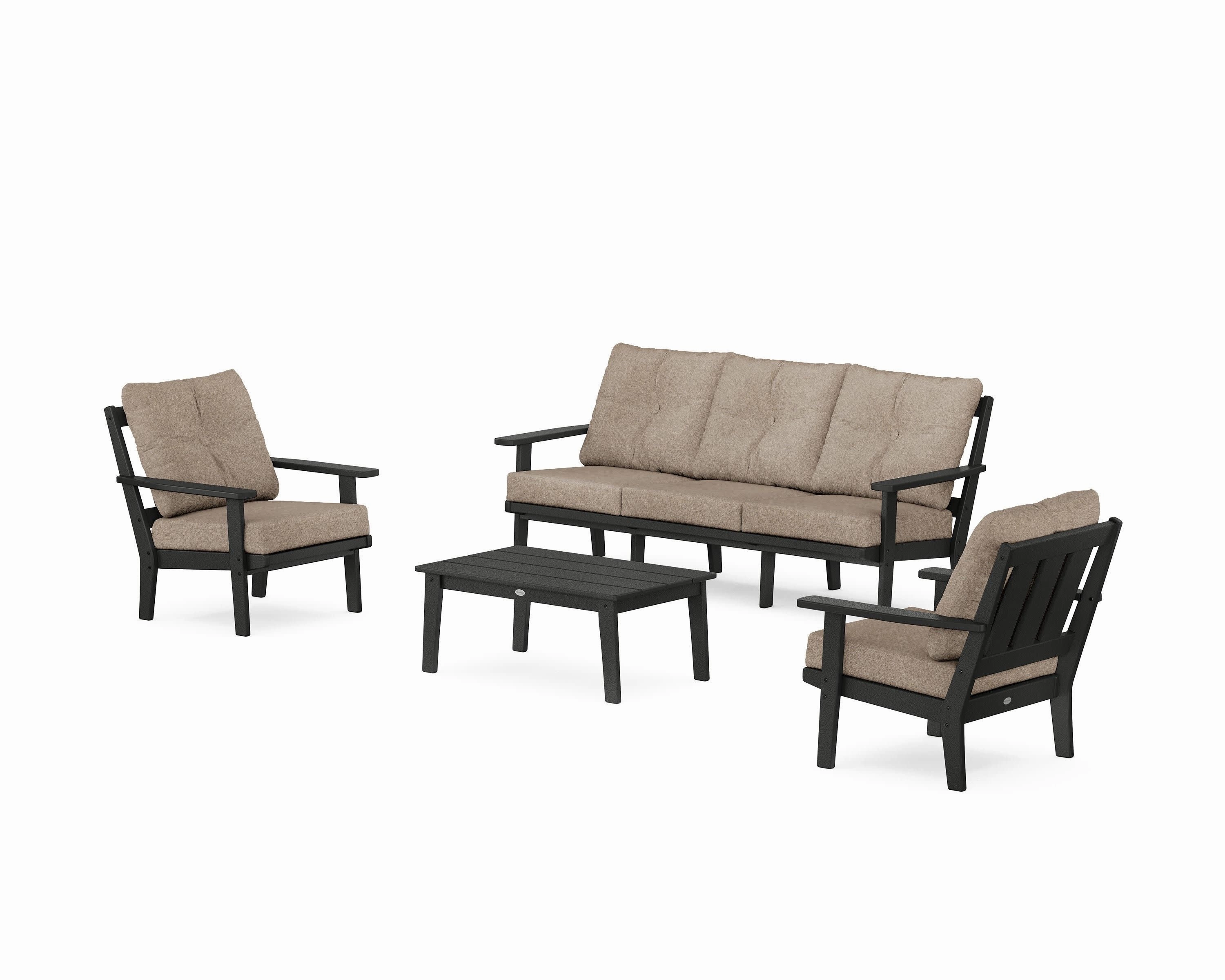 Oxford 4-Piece Deep Seating Set with Sofa