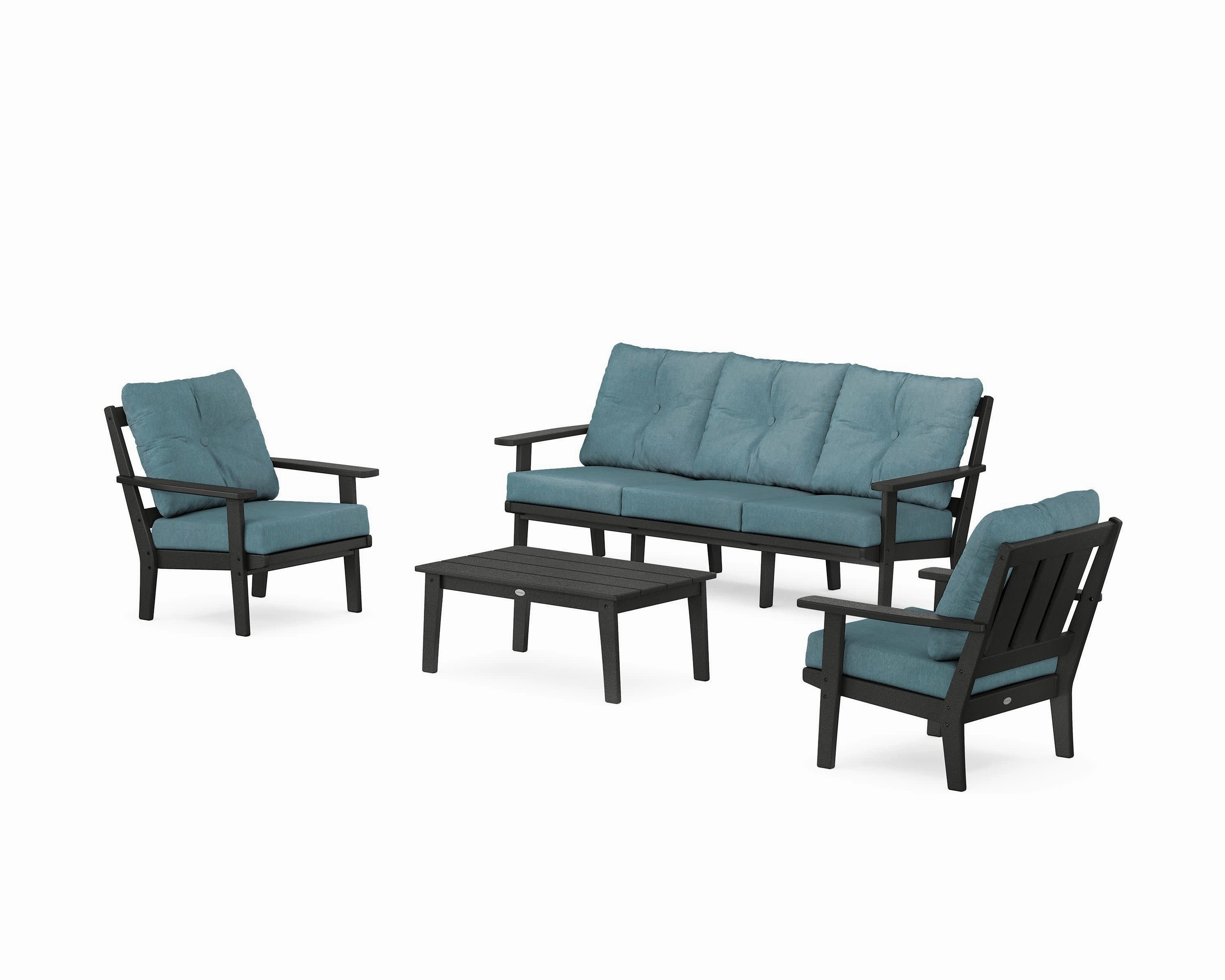 Oxford 4-Piece Deep Seating Set with Sofa
