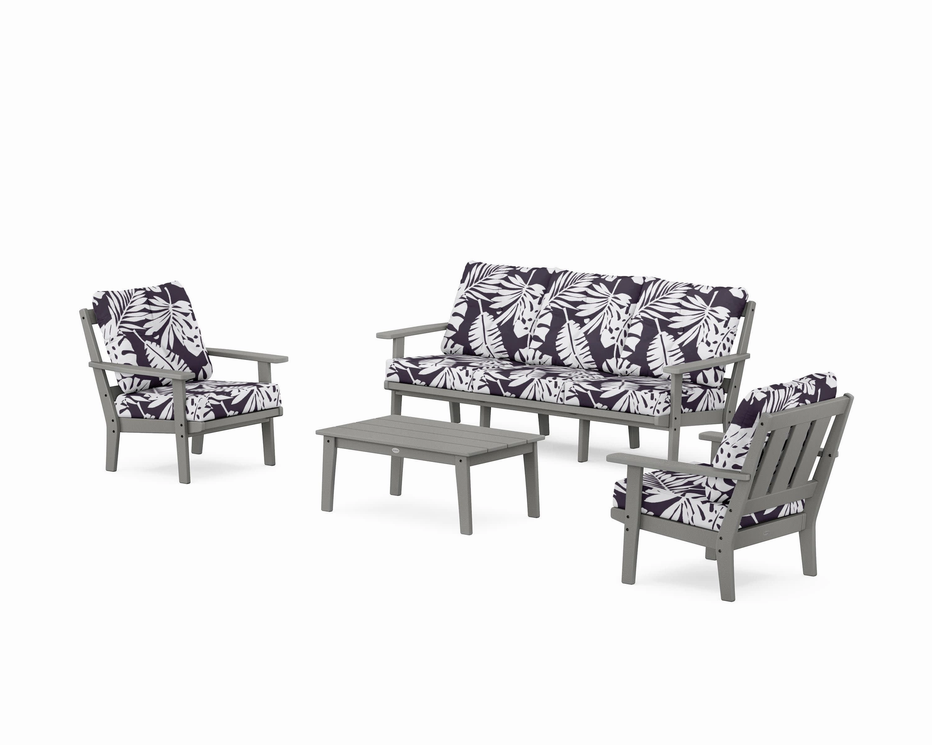 Oxford 4-Piece Deep Seating Set with Sofa