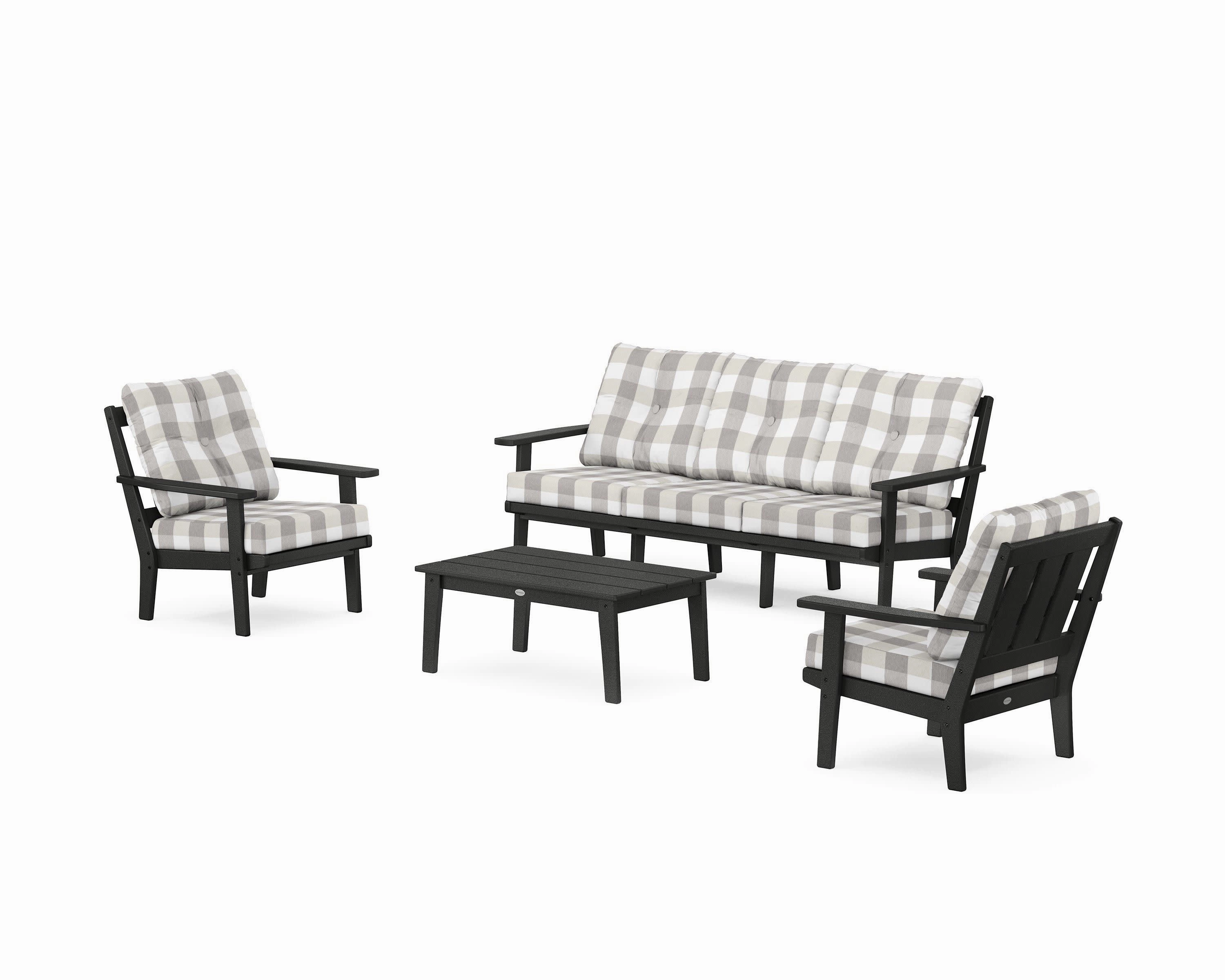Oxford 4-Piece Deep Seating Set with Sofa