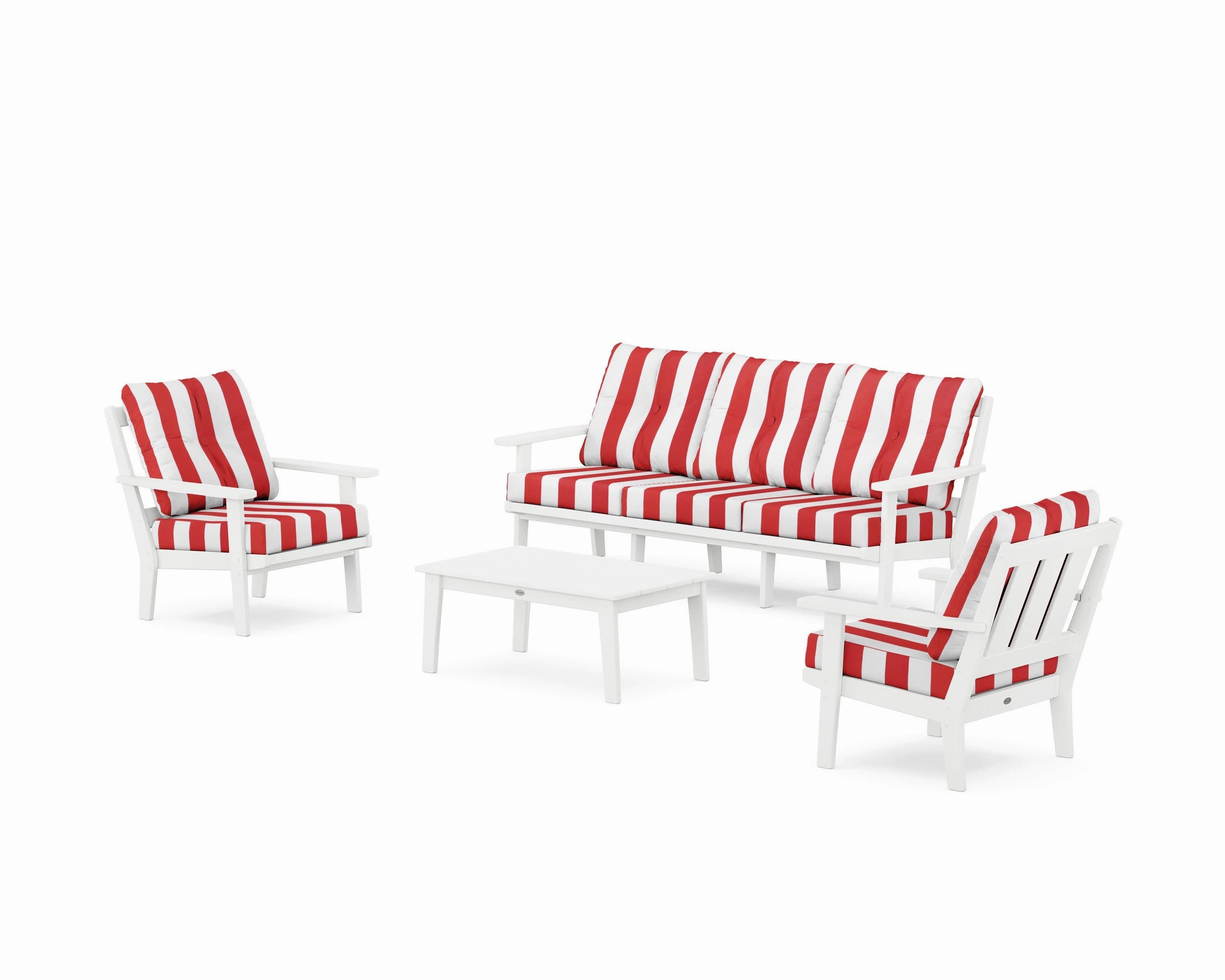Oxford 4-Piece Deep Seating Set with Sofa