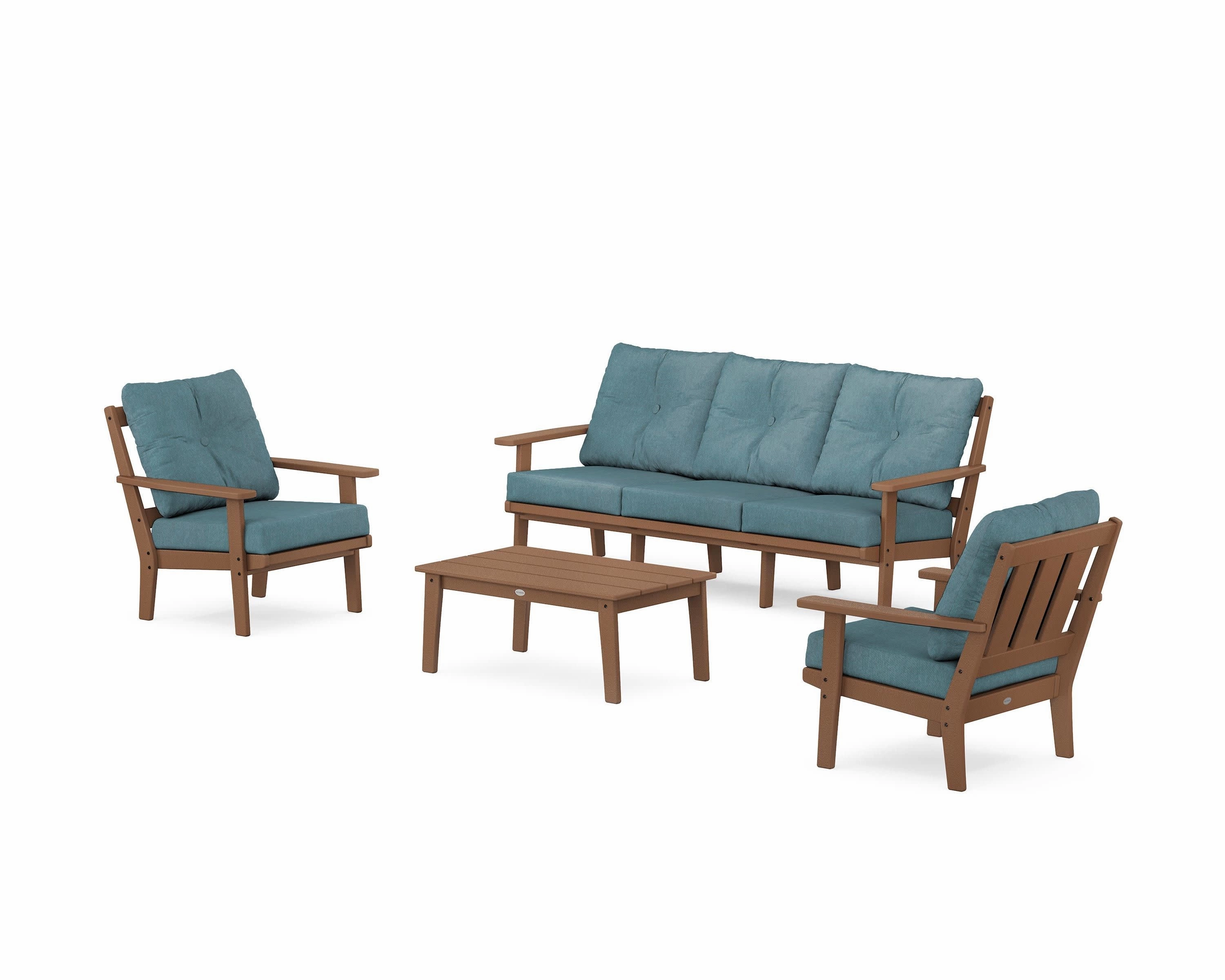 Oxford 4-Piece Deep Seating Set with Sofa