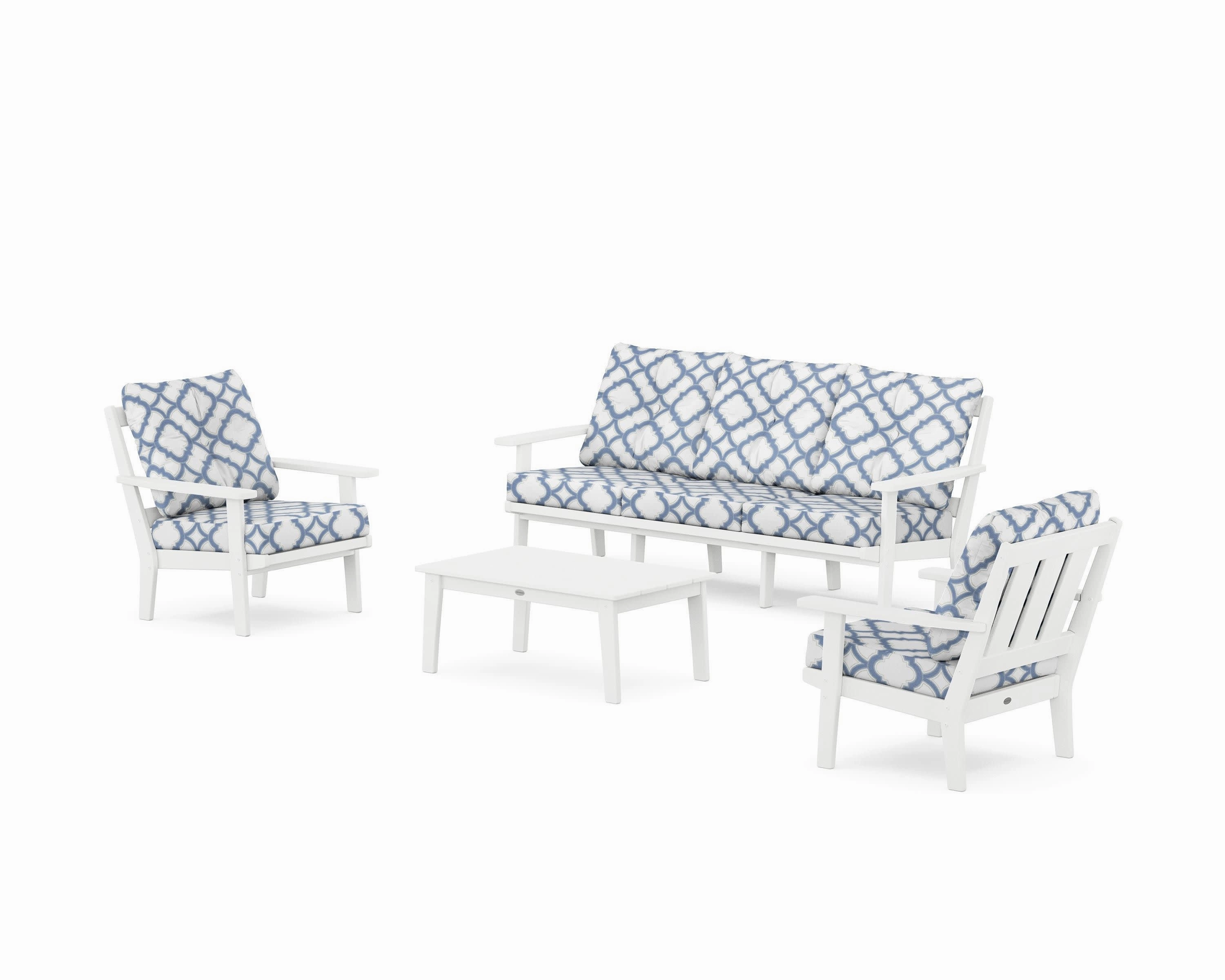 Oxford 4-Piece Deep Seating Set with Sofa