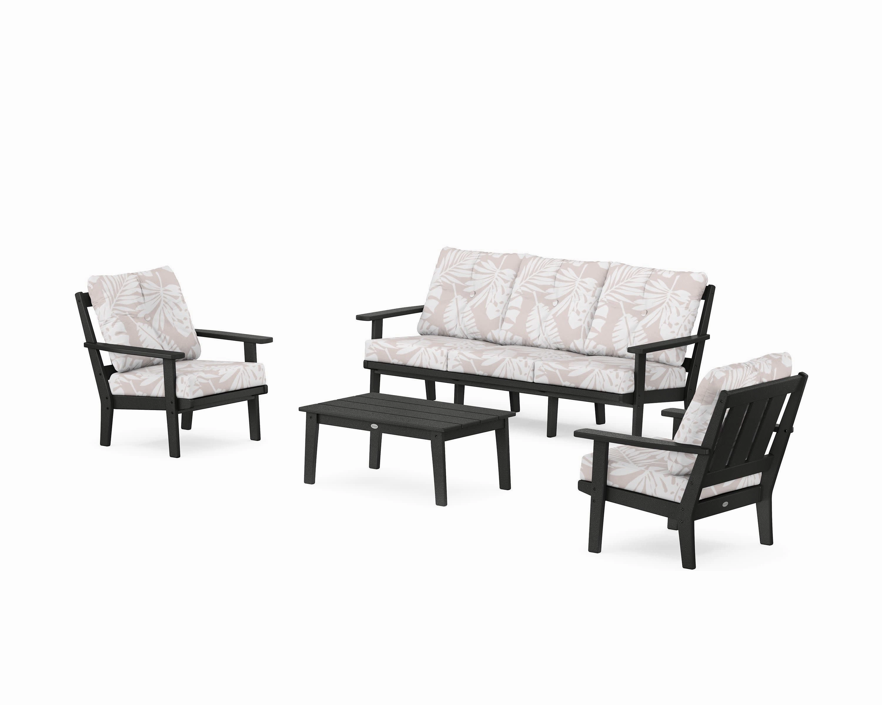 Oxford 4-Piece Deep Seating Set with Sofa