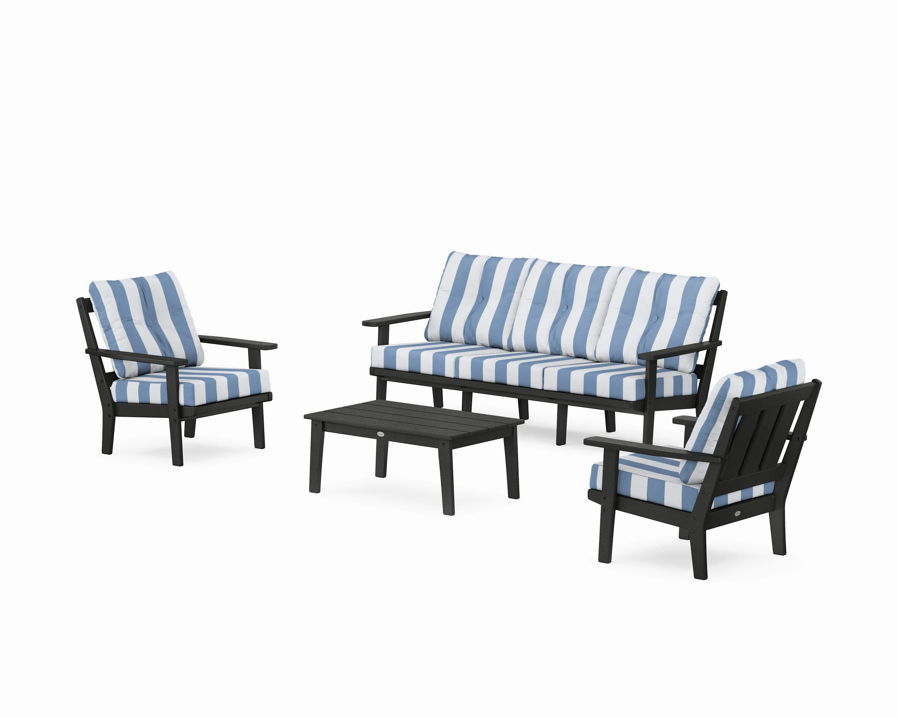 Oxford 4-Piece Deep Seating Set with Sofa
