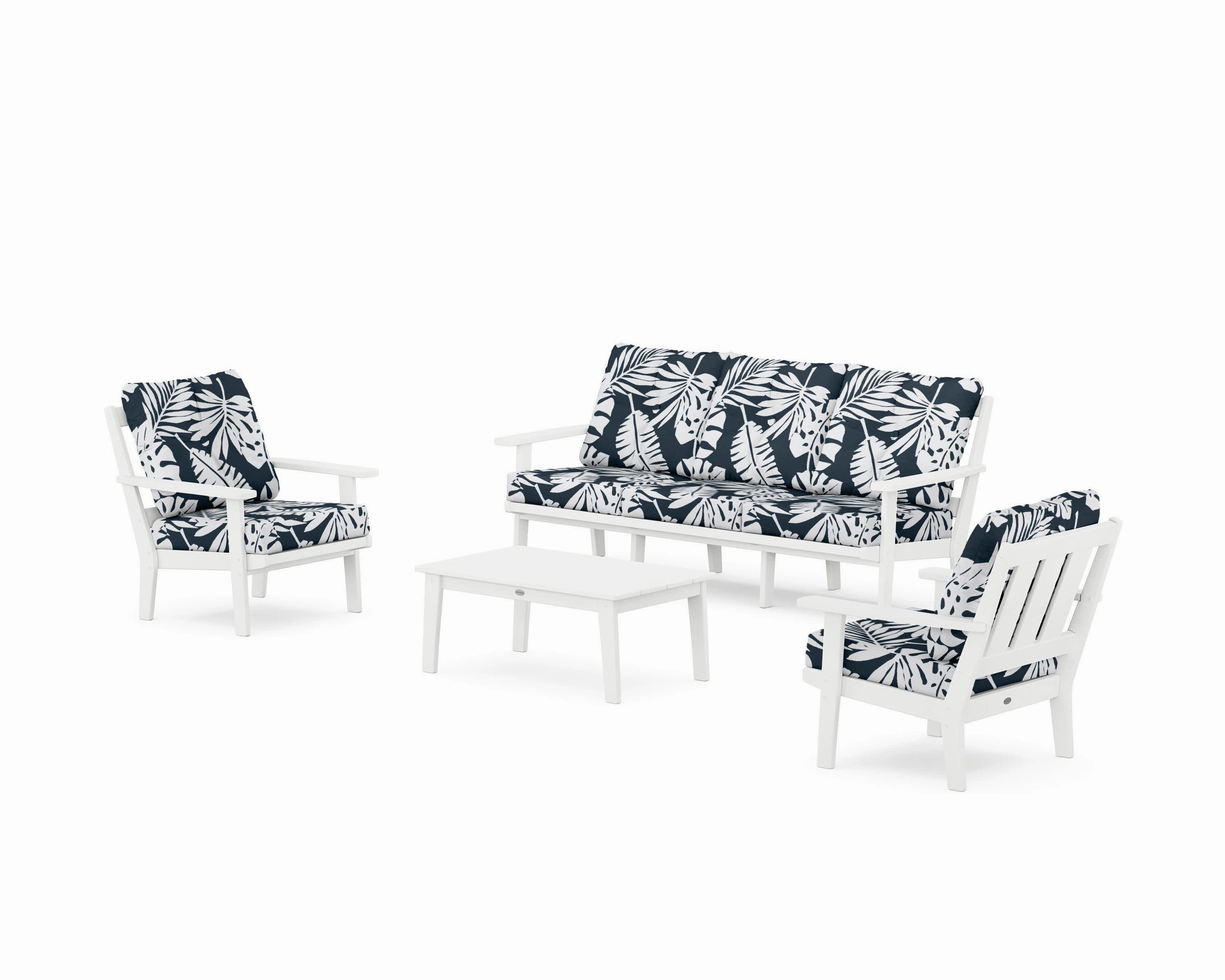 Oxford 4-Piece Deep Seating Set with Sofa