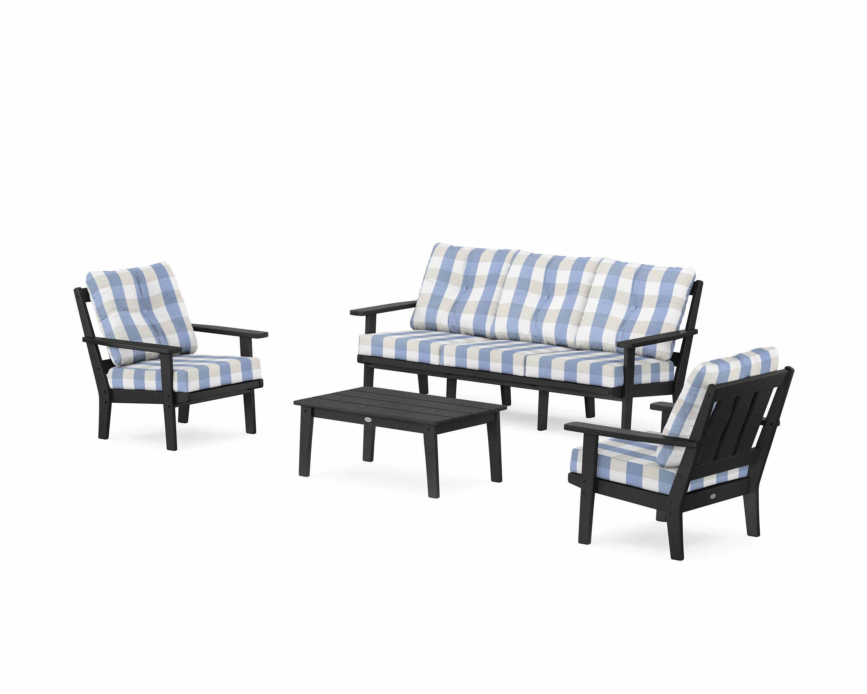 Oxford 4-Piece Deep Seating Set with Sofa