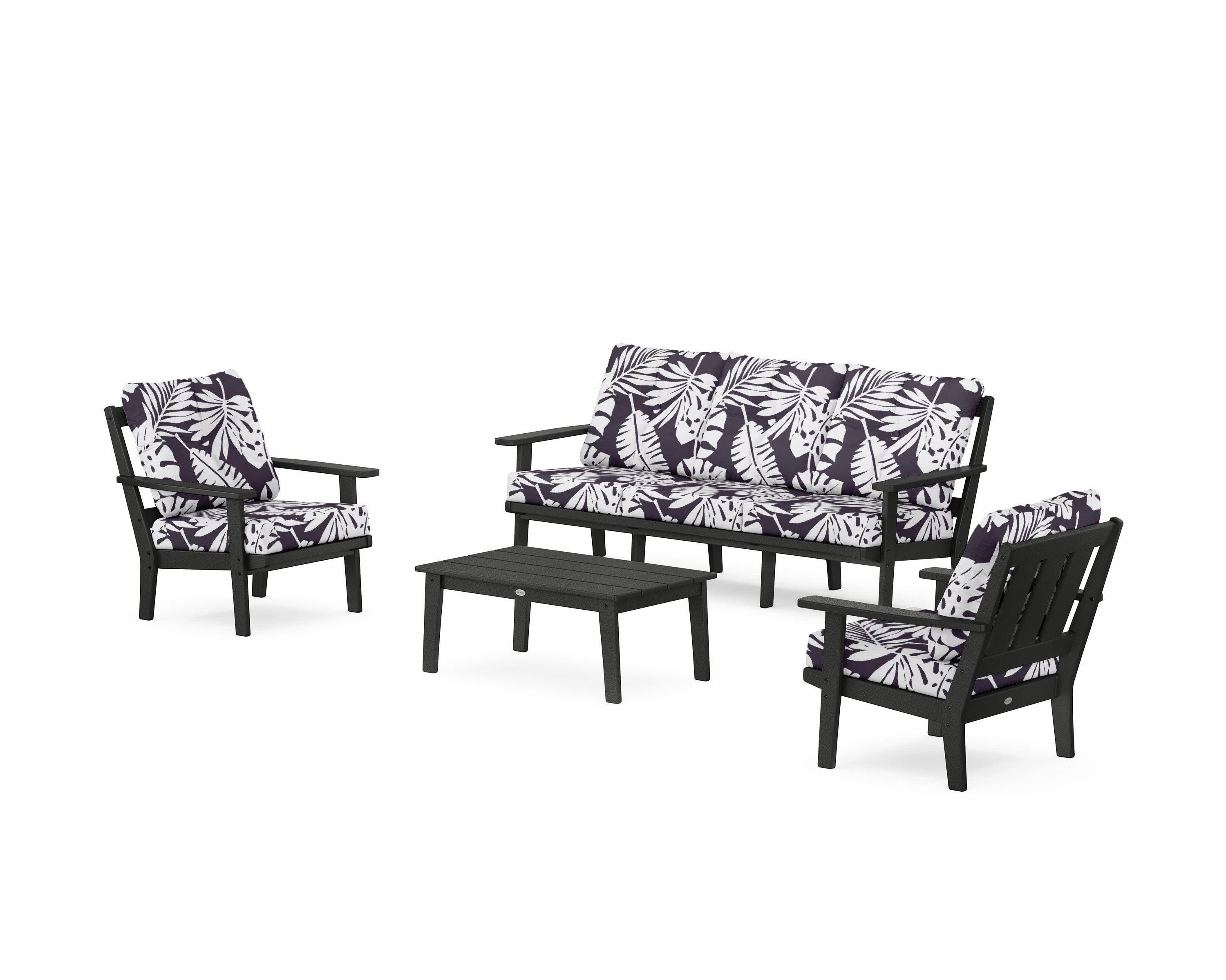 Oxford 4-Piece Deep Seating Set with Sofa