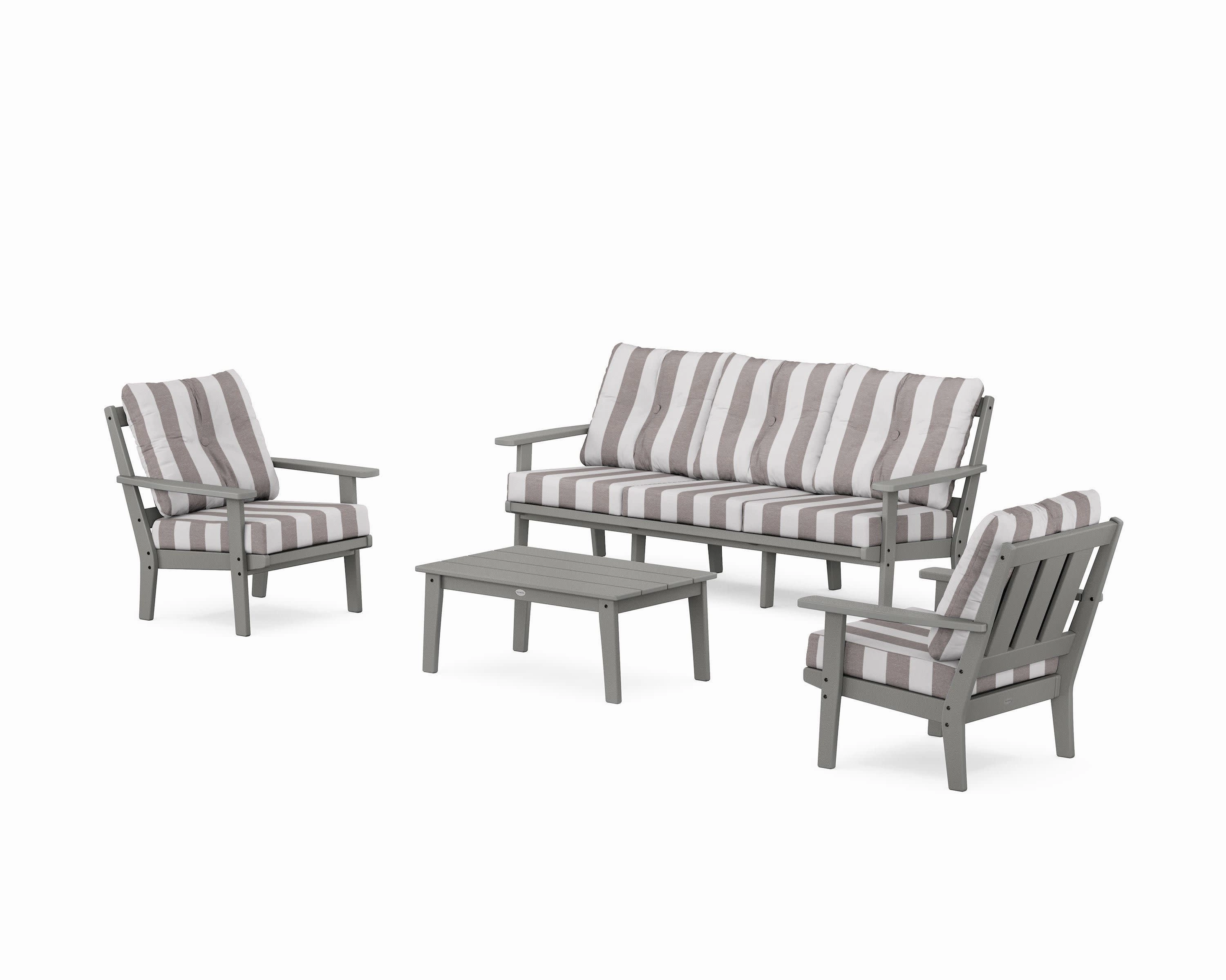 Oxford 4-Piece Deep Seating Set with Sofa