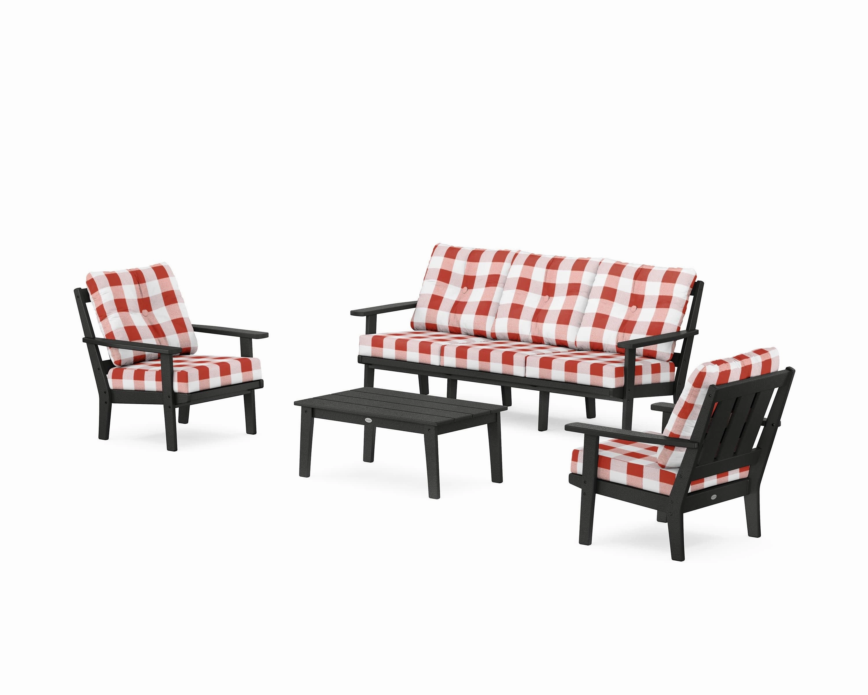 Oxford 4-Piece Deep Seating Set with Sofa