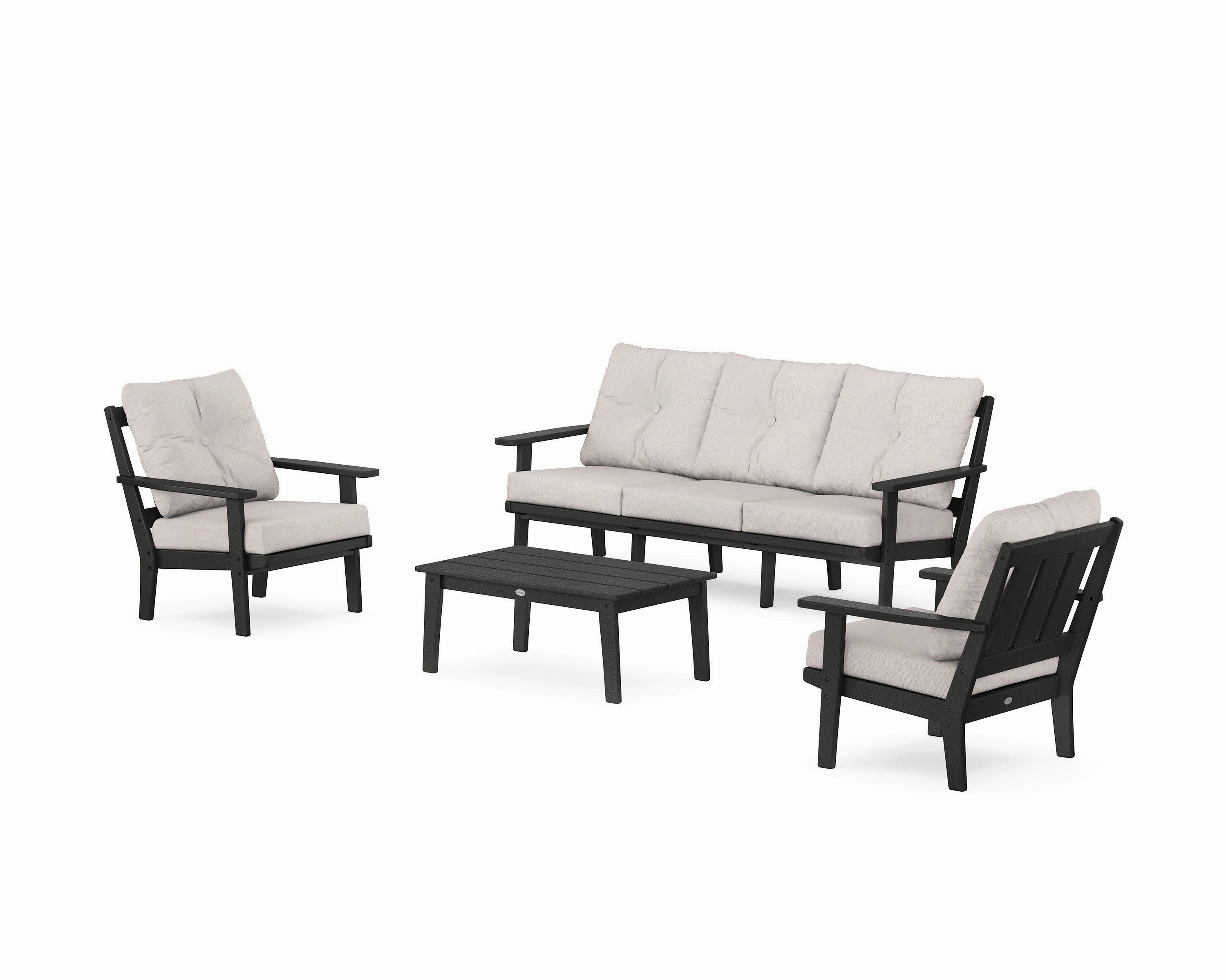 Oxford 4-Piece Deep Seating Set with Sofa