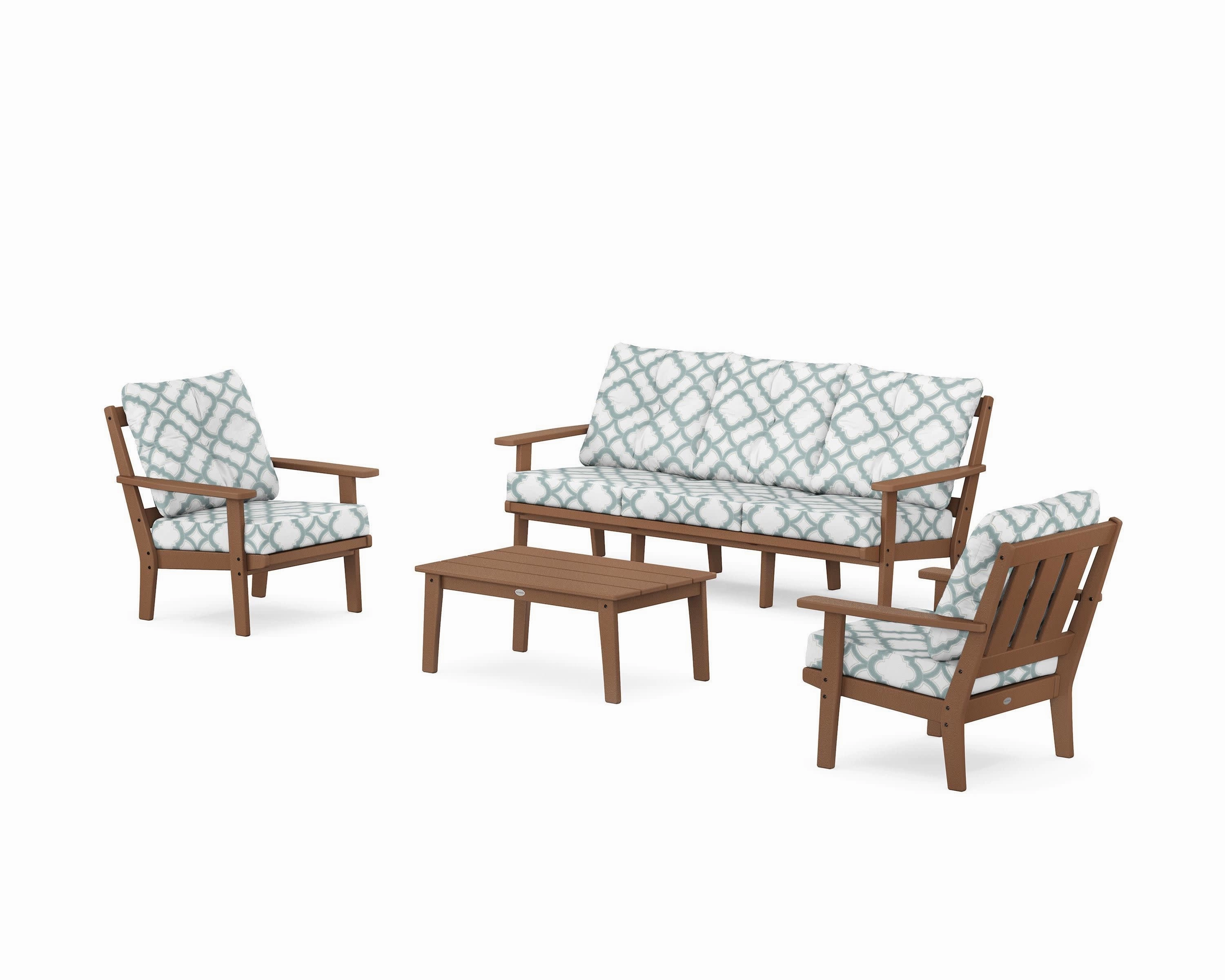 Oxford 4-Piece Deep Seating Set with Sofa