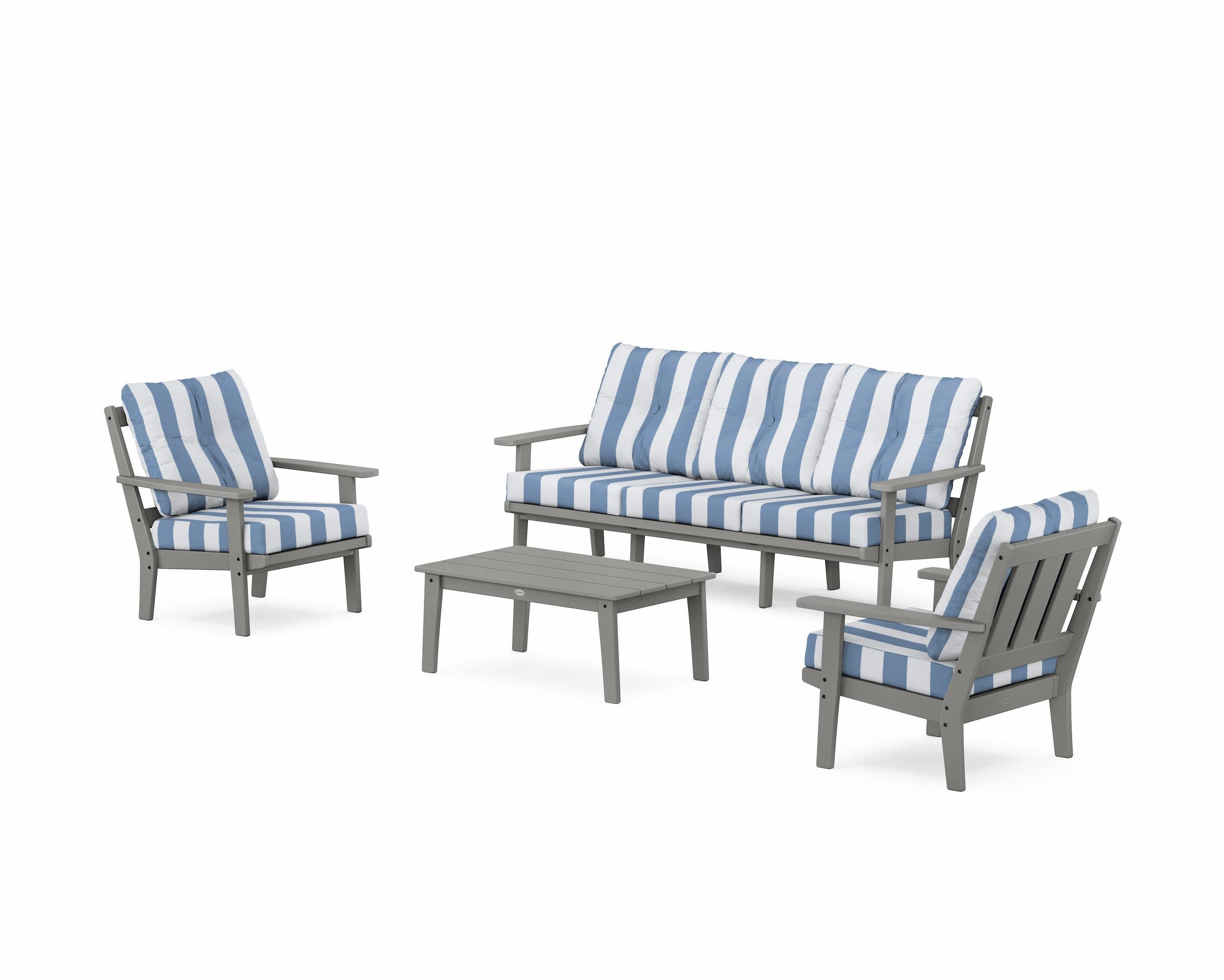 Oxford 4-Piece Deep Seating Set with Sofa