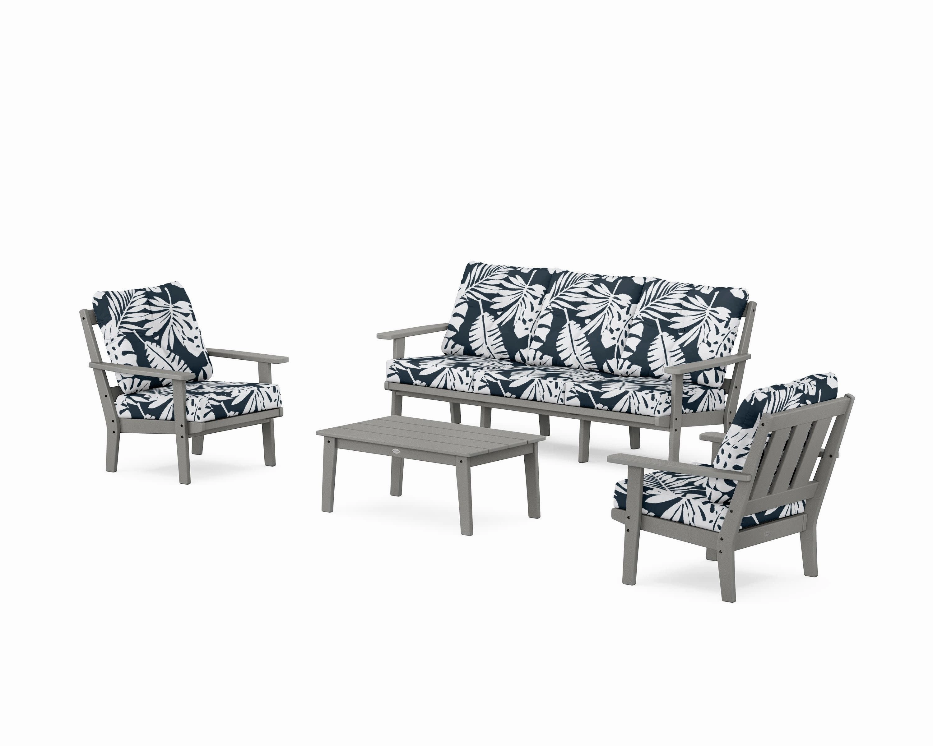 Oxford 4-Piece Deep Seating Set with Sofa