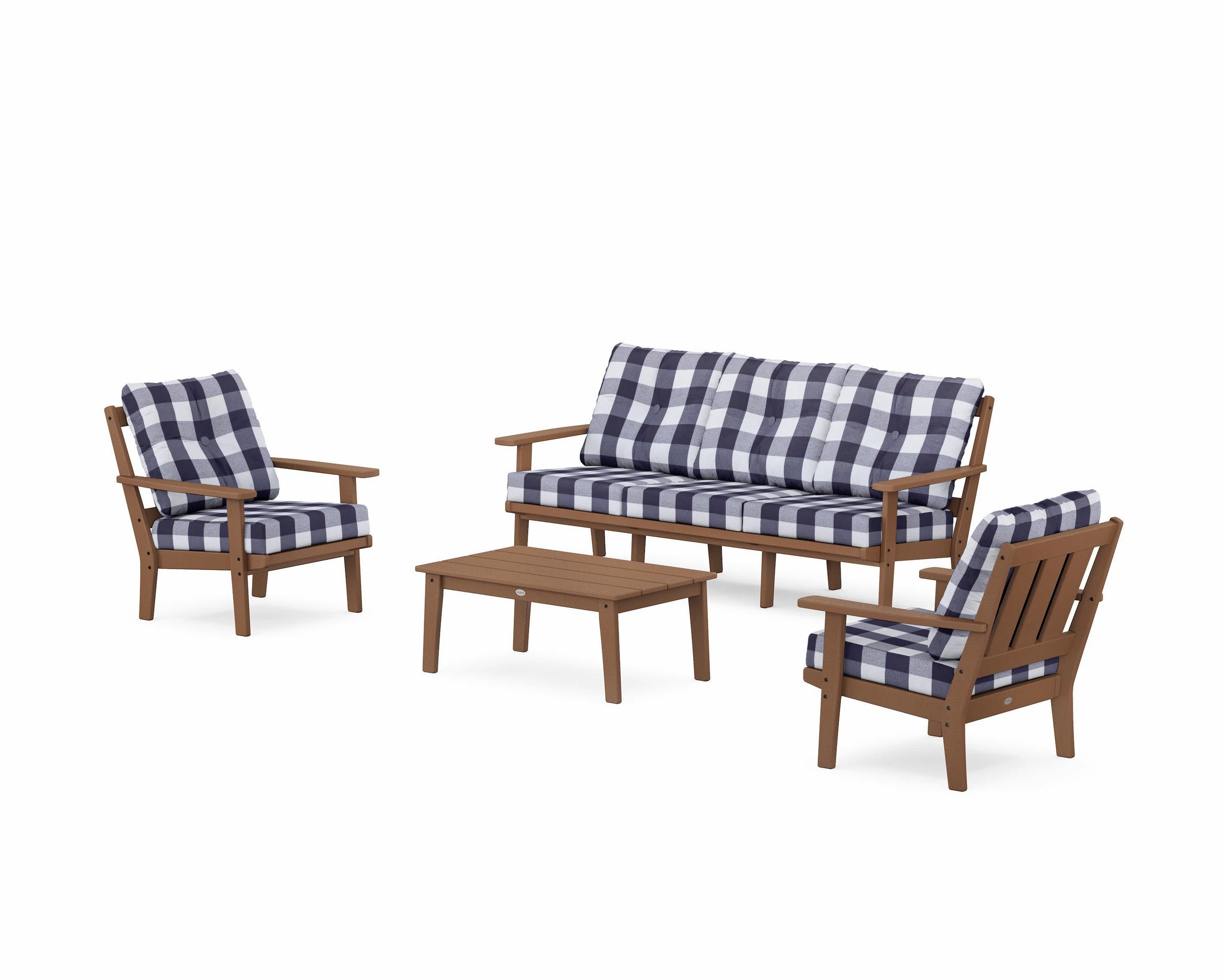 Oxford 4-Piece Deep Seating Set with Sofa