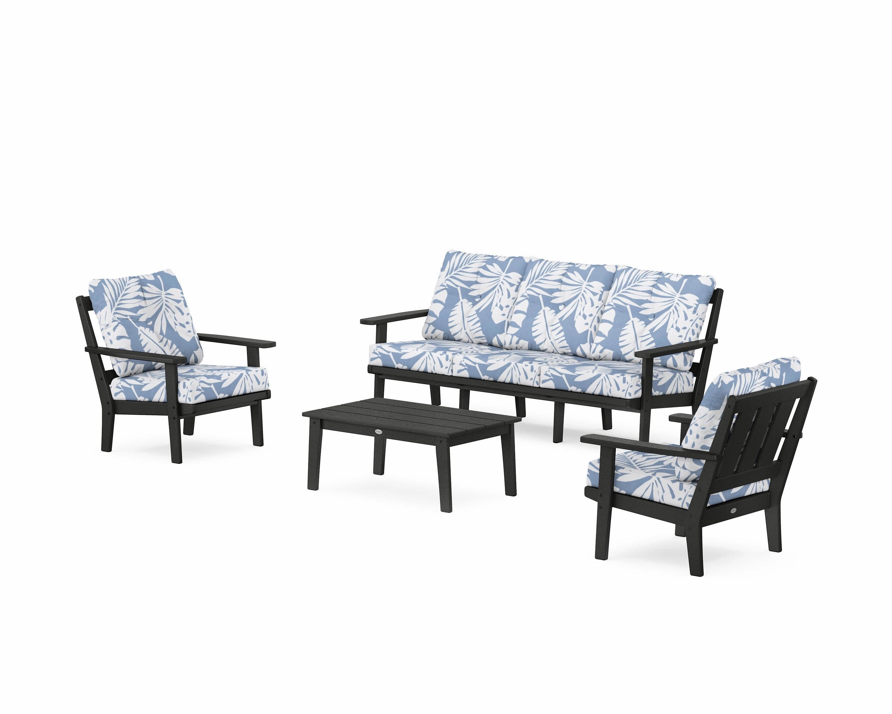Oxford 4-Piece Deep Seating Set with Sofa