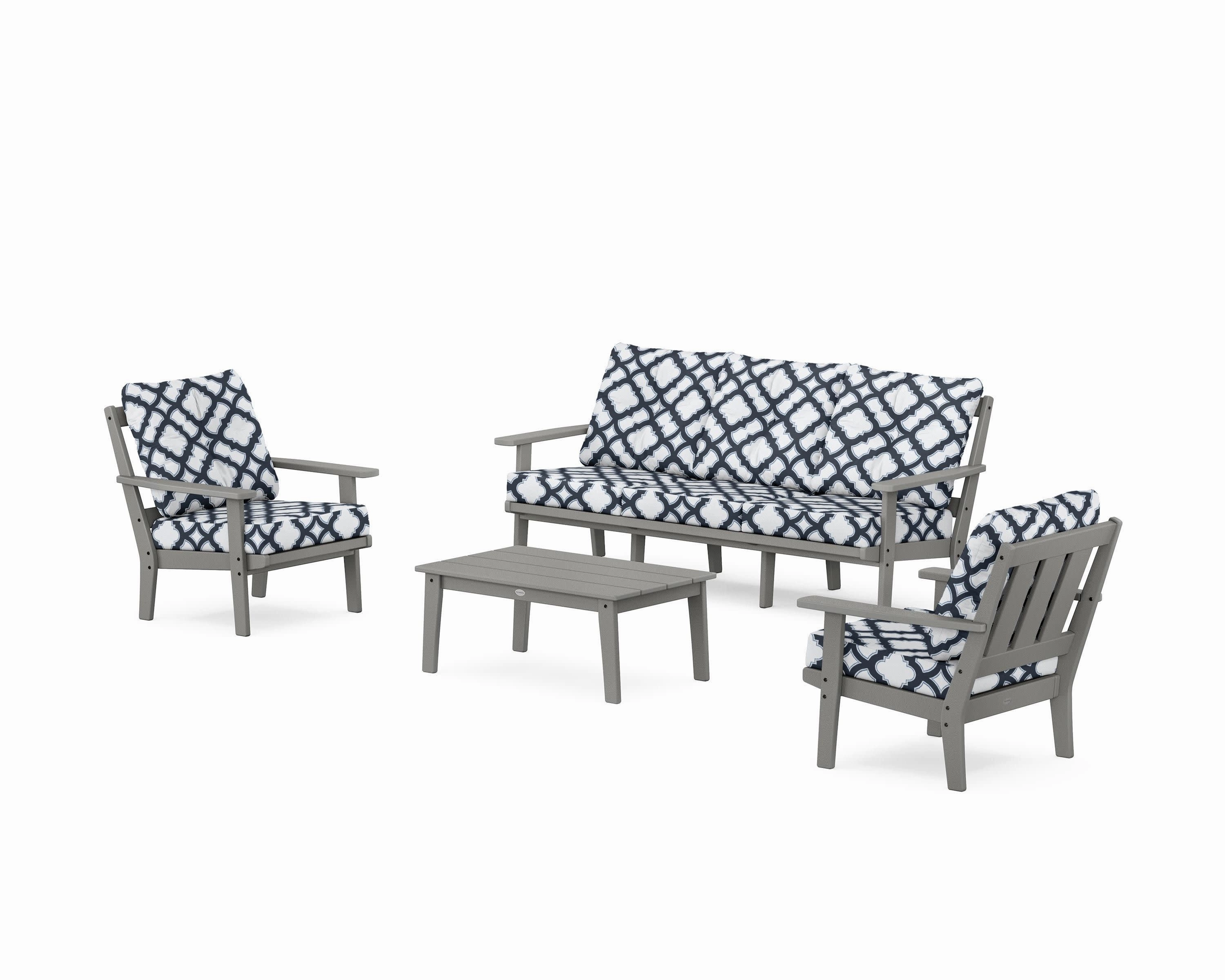 Oxford 4-Piece Deep Seating Set with Sofa