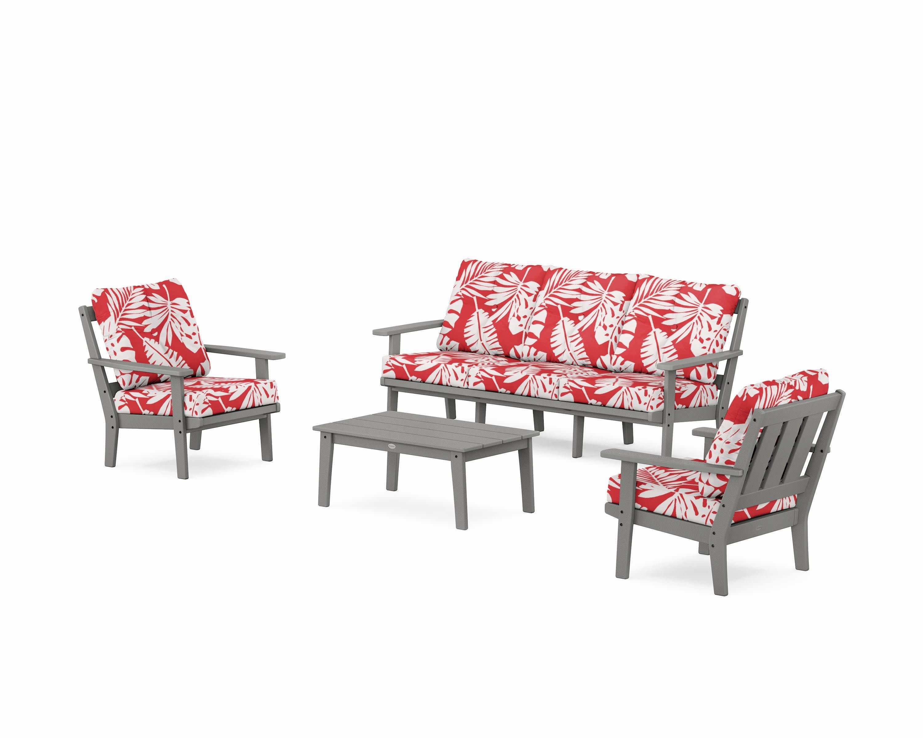 Oxford 4-Piece Deep Seating Set with Sofa
