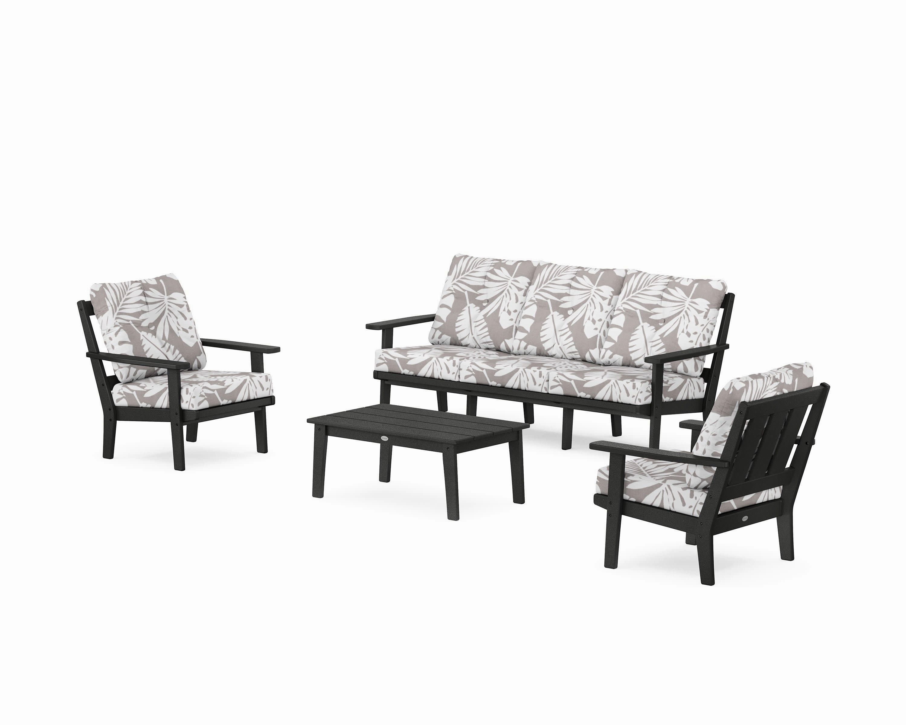 Oxford 4-Piece Deep Seating Set with Sofa