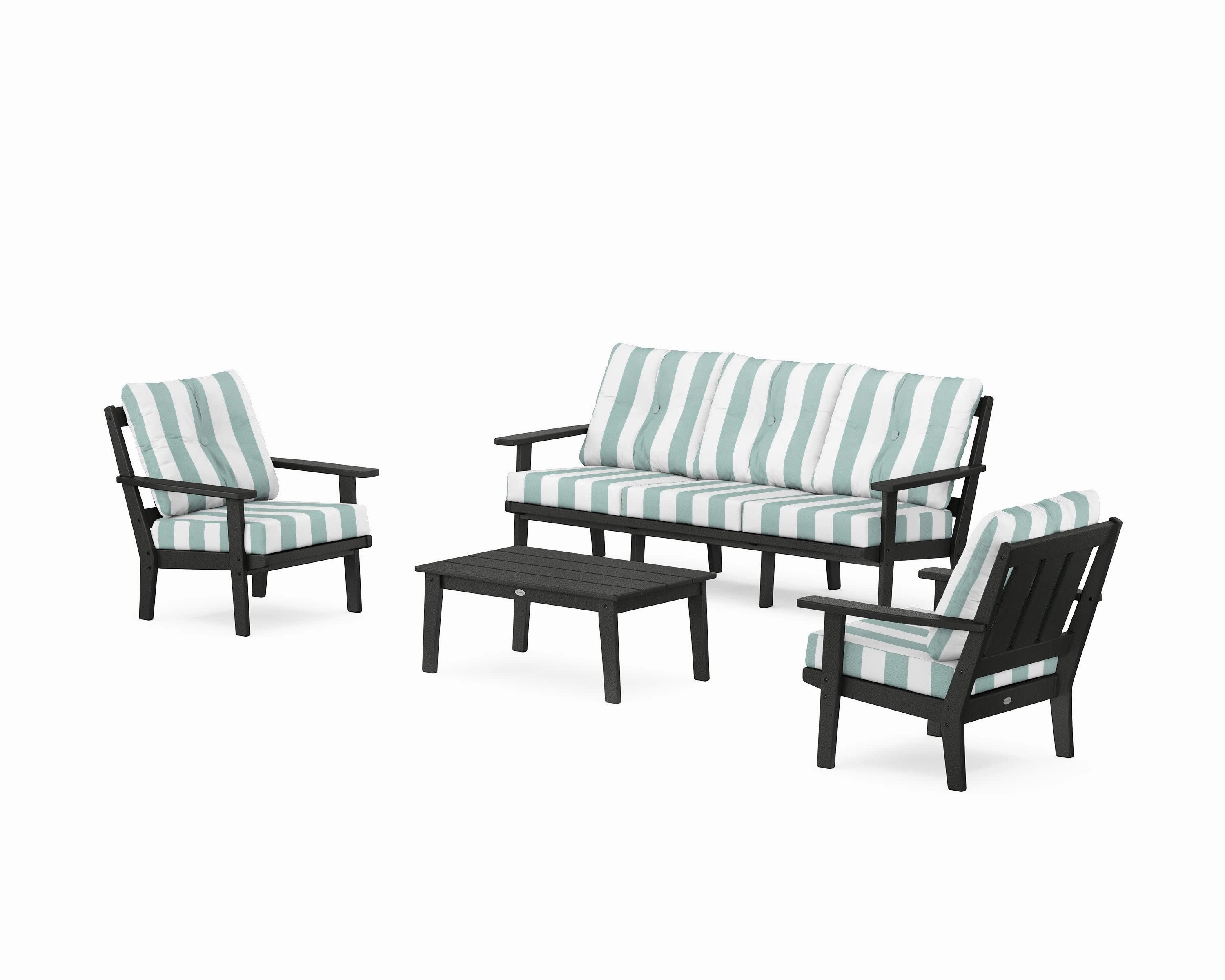 Oxford 4-Piece Deep Seating Set with Sofa