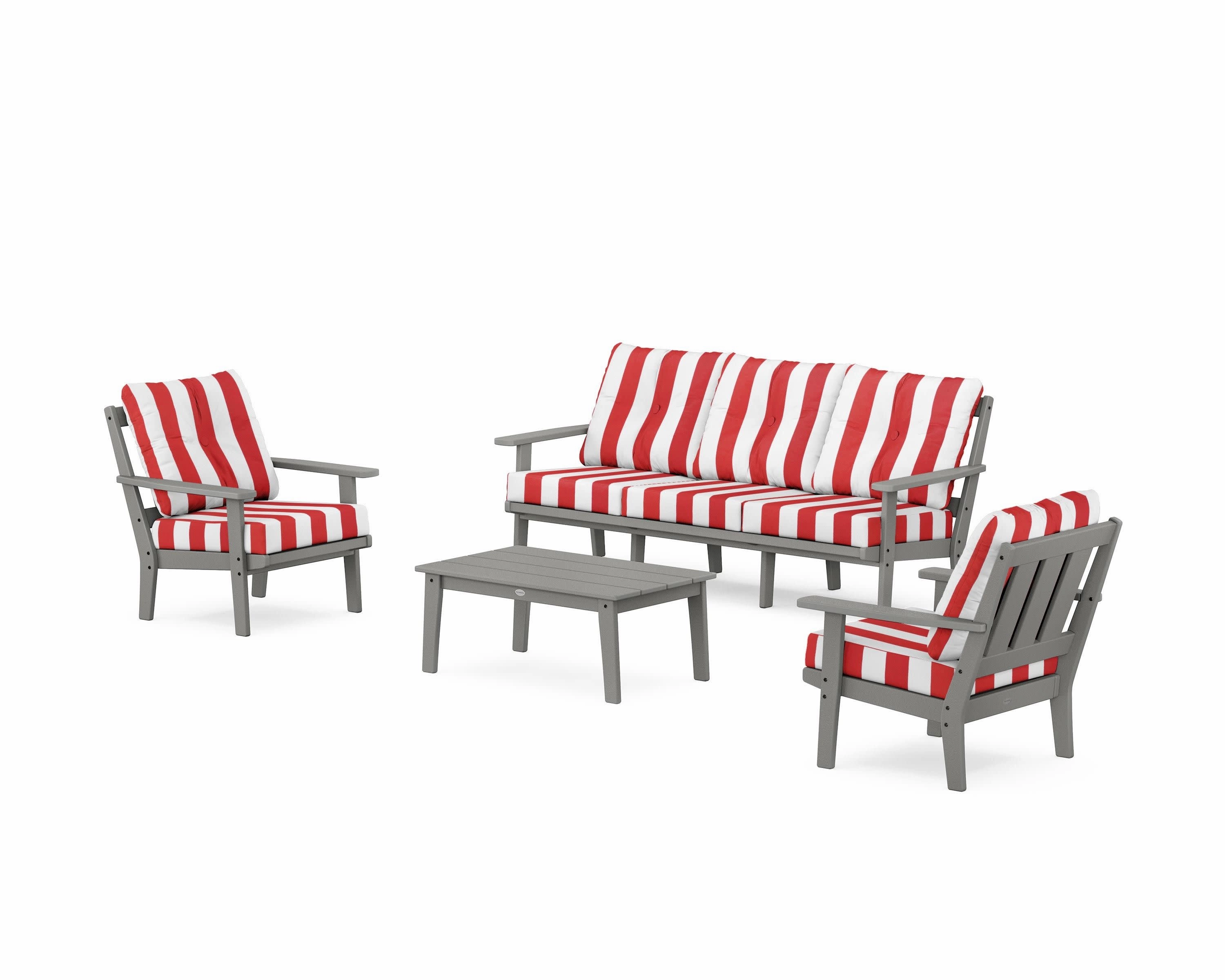 Oxford 4-Piece Deep Seating Set with Sofa