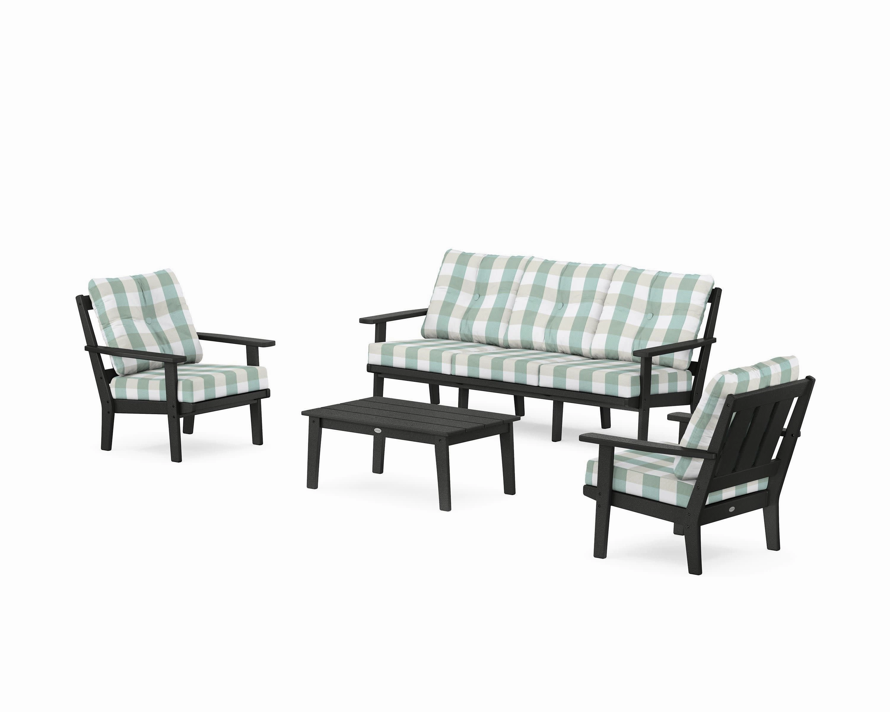 Oxford 4-Piece Deep Seating Set with Sofa