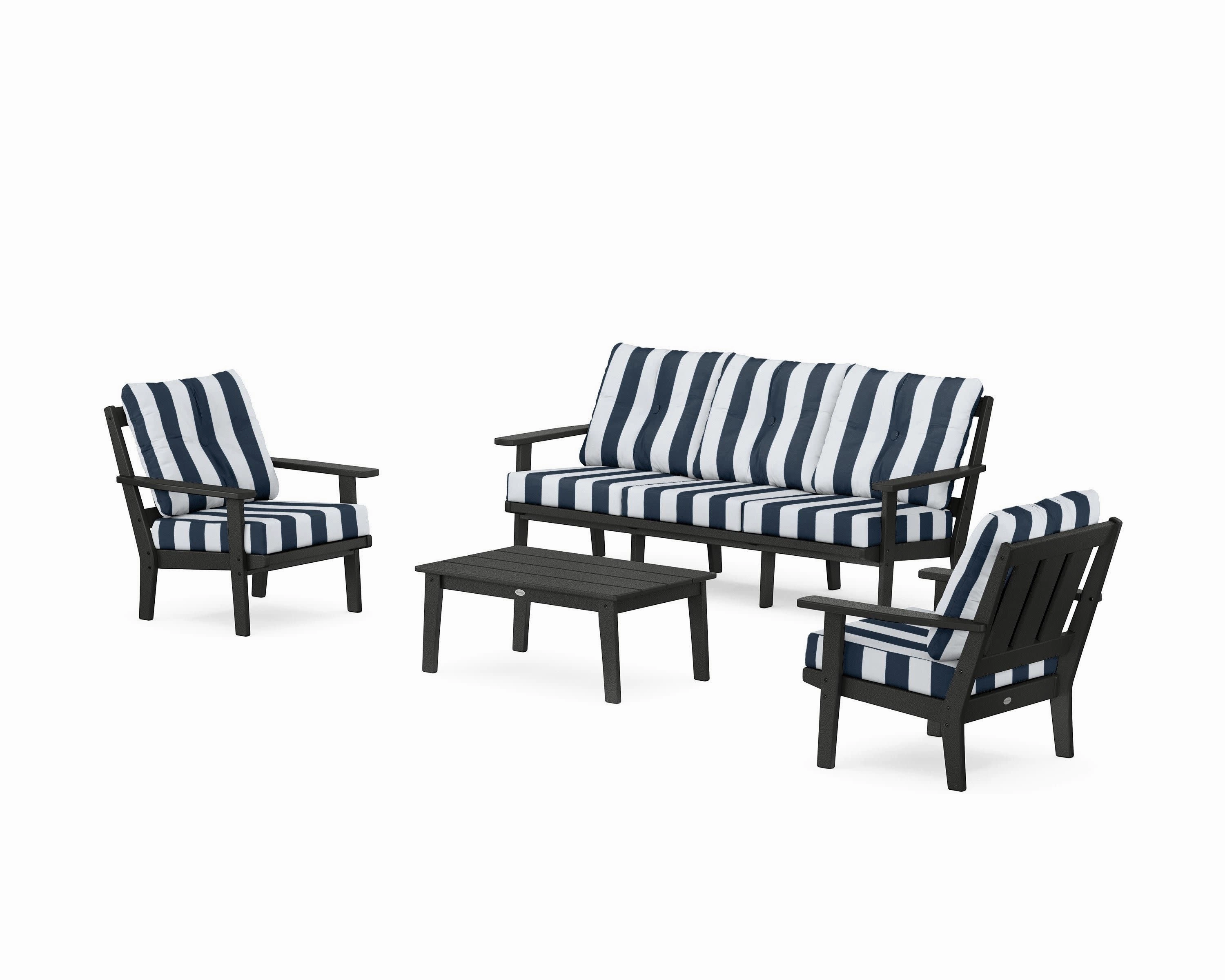 Oxford 4-Piece Deep Seating Set with Sofa
