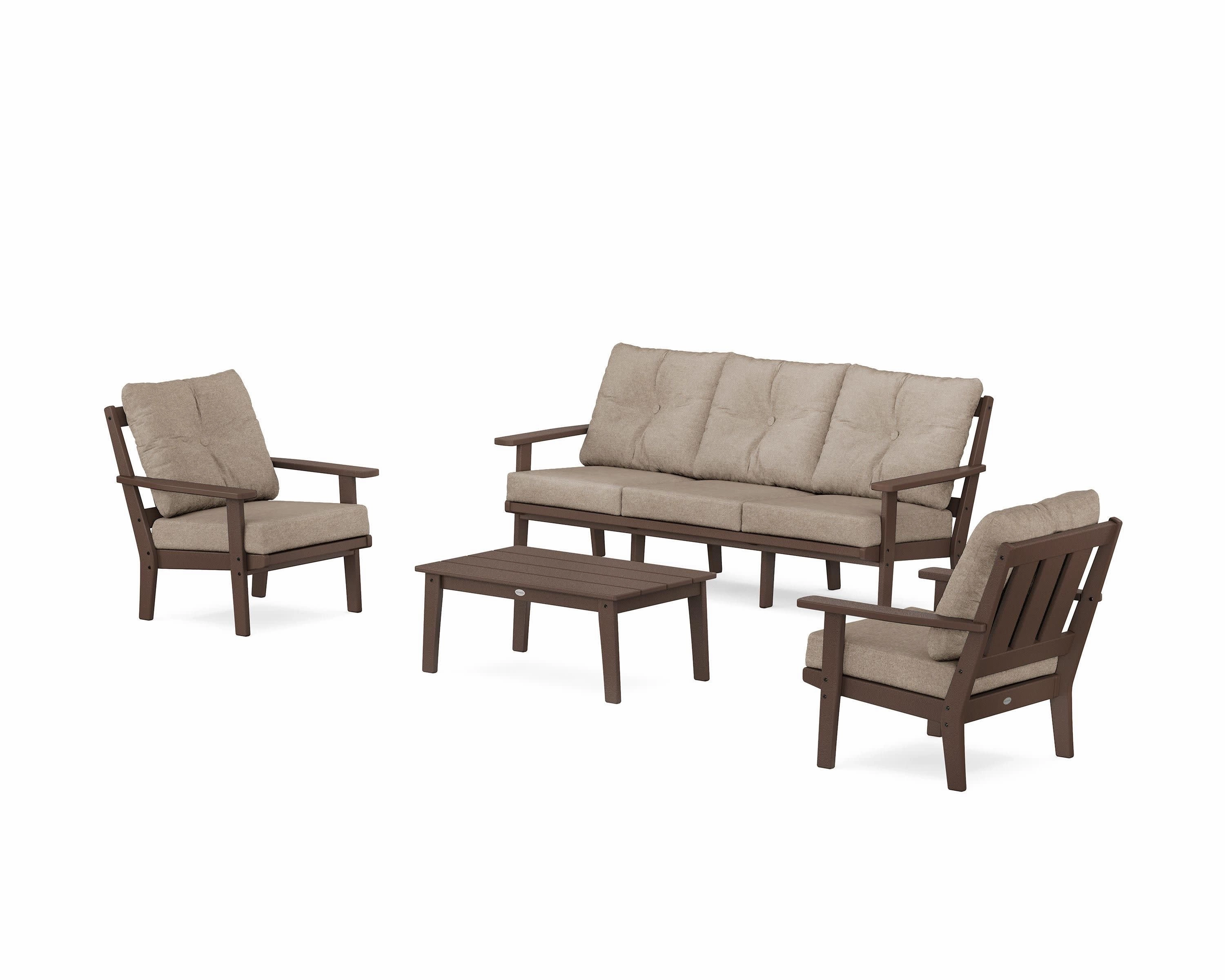 Oxford 4-Piece Deep Seating Set with Sofa