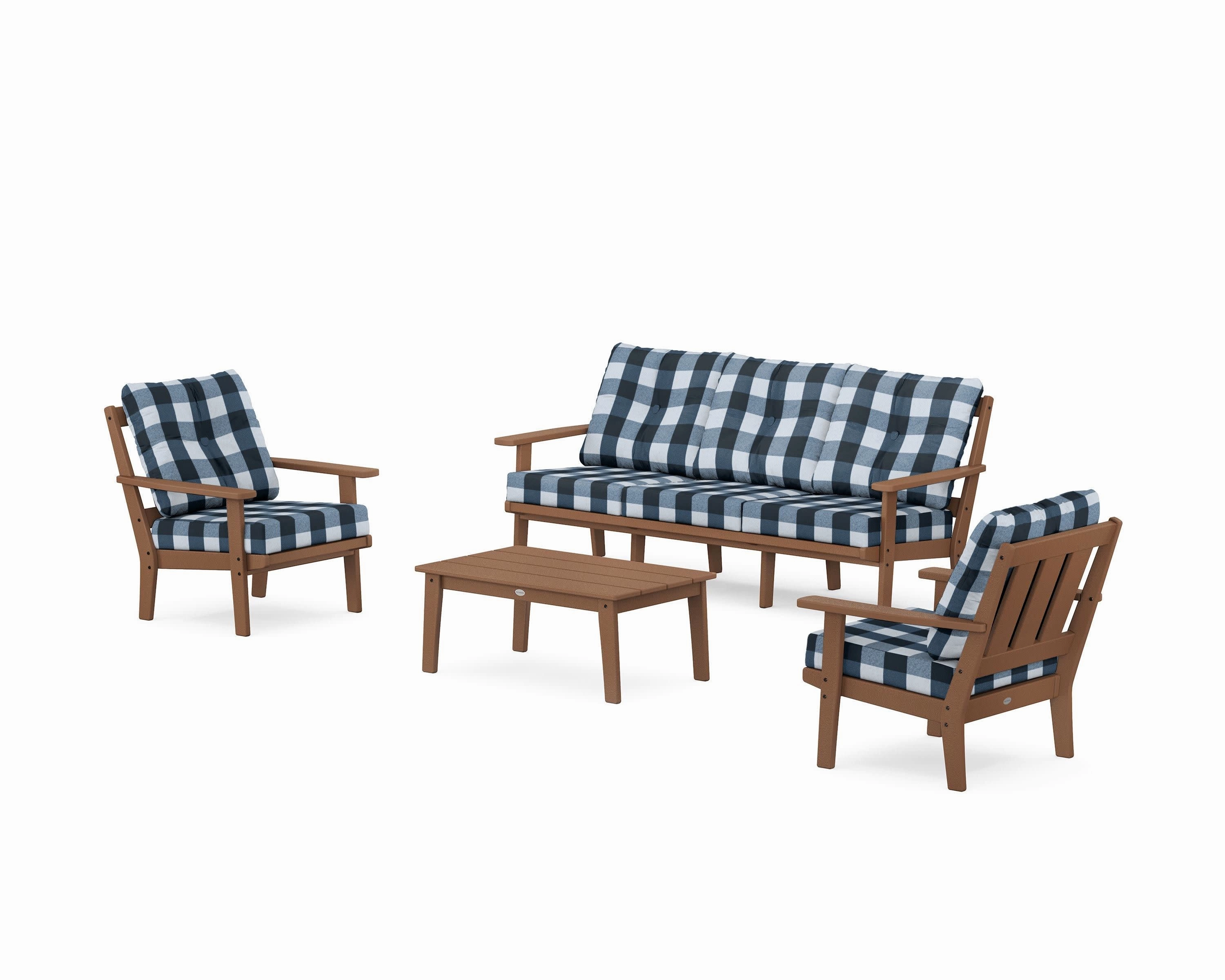 Oxford 4-Piece Deep Seating Set with Sofa