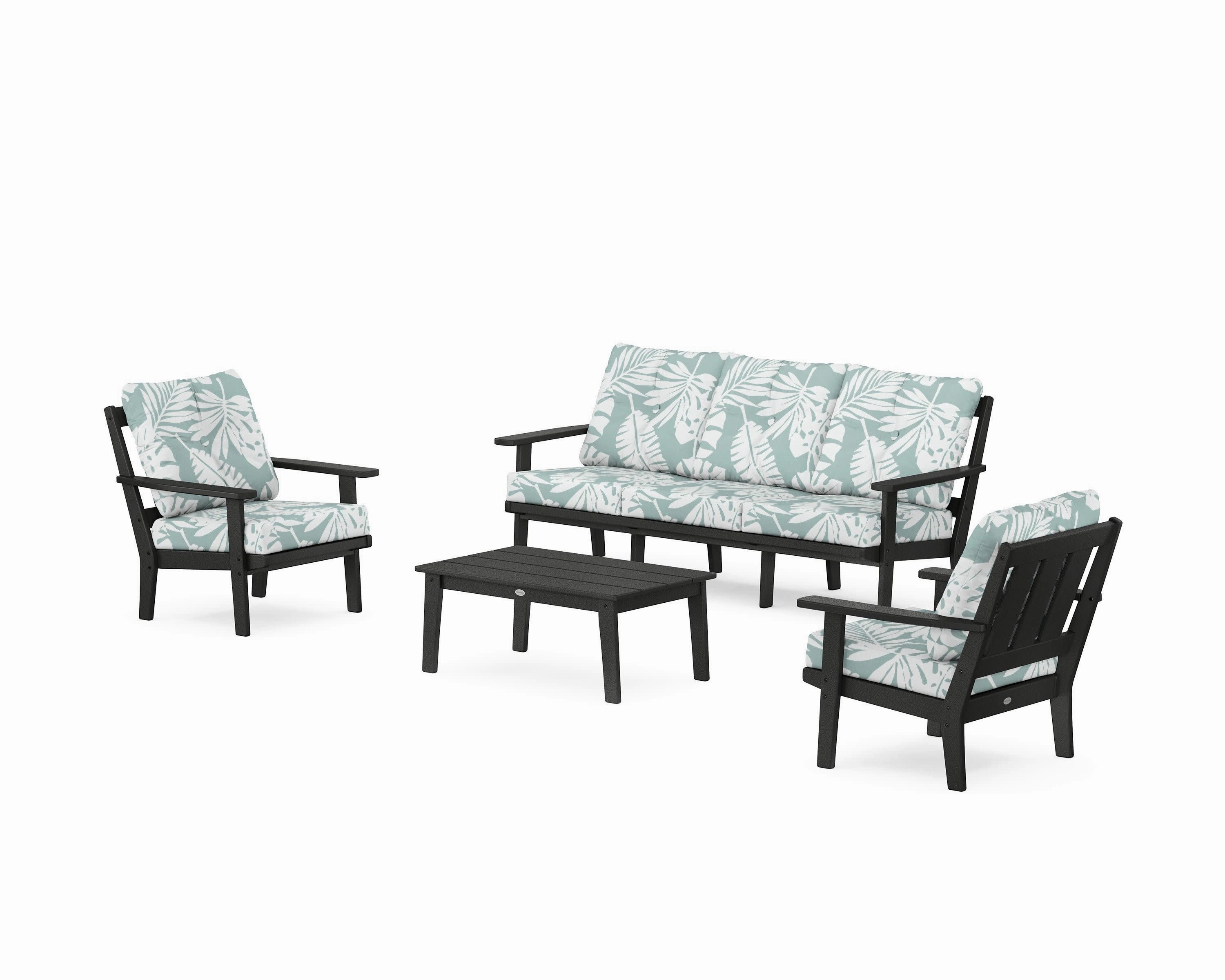Oxford 4-Piece Deep Seating Set with Sofa