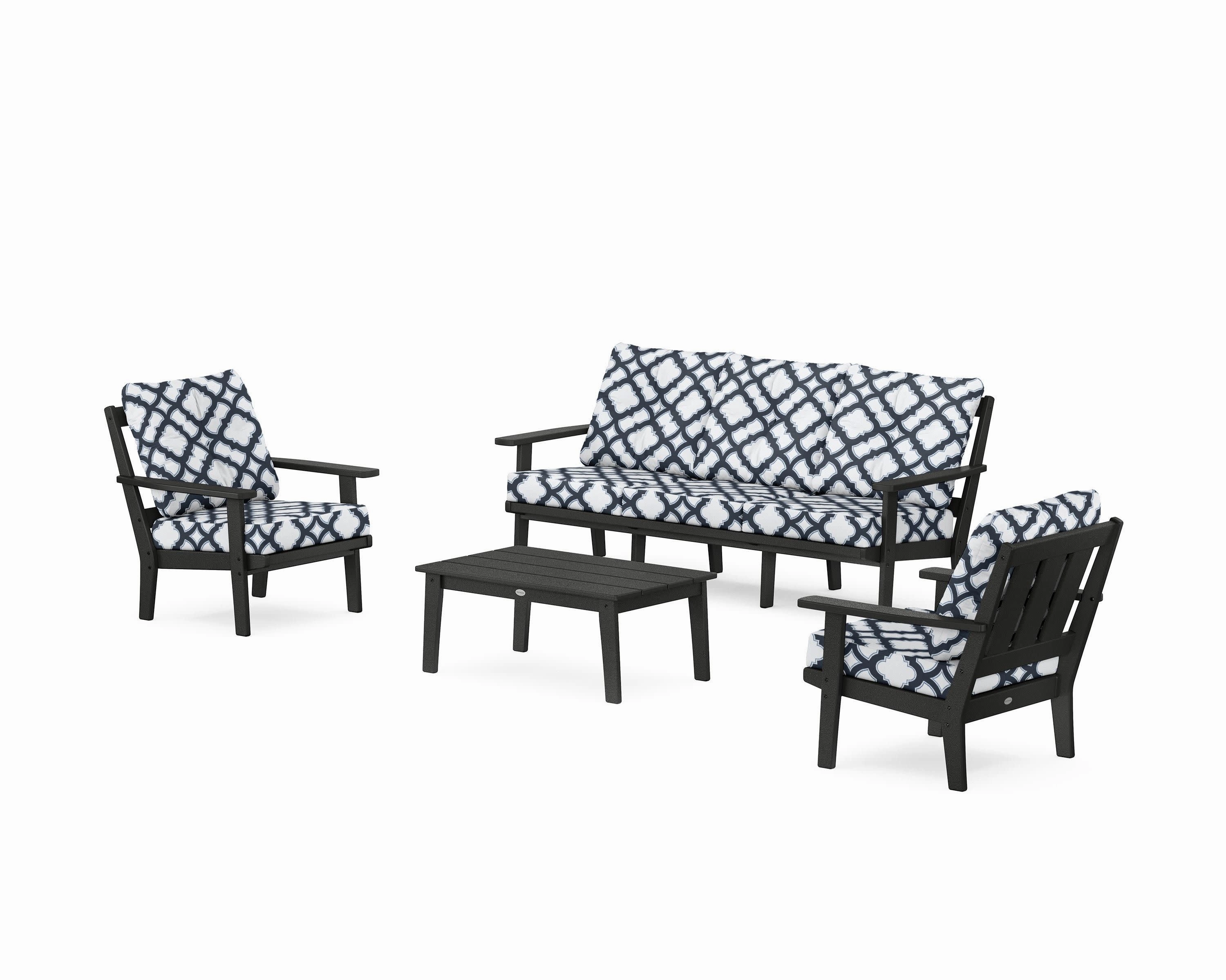 Oxford 4-Piece Deep Seating Set with Sofa