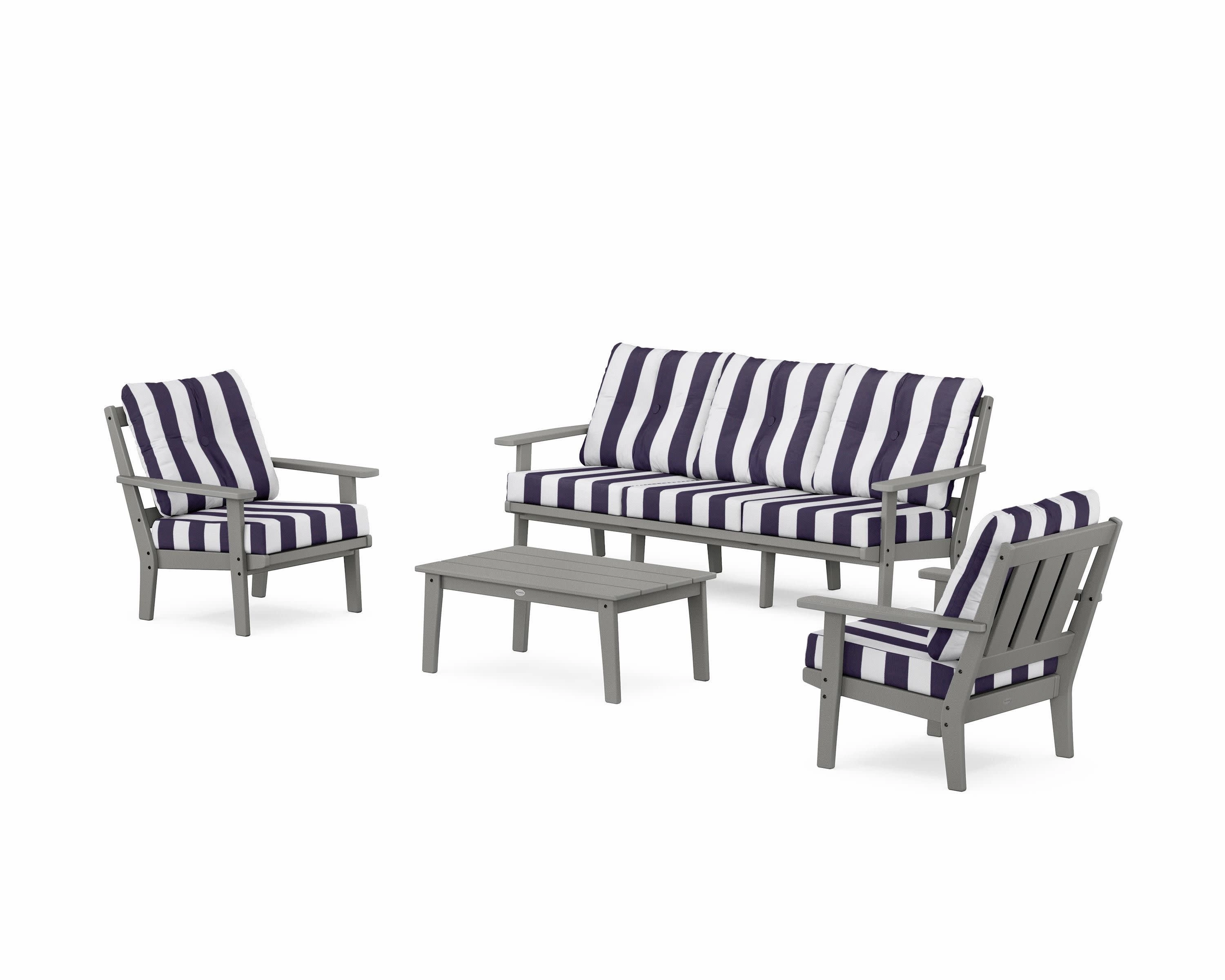 Oxford 4-Piece Deep Seating Set with Sofa
