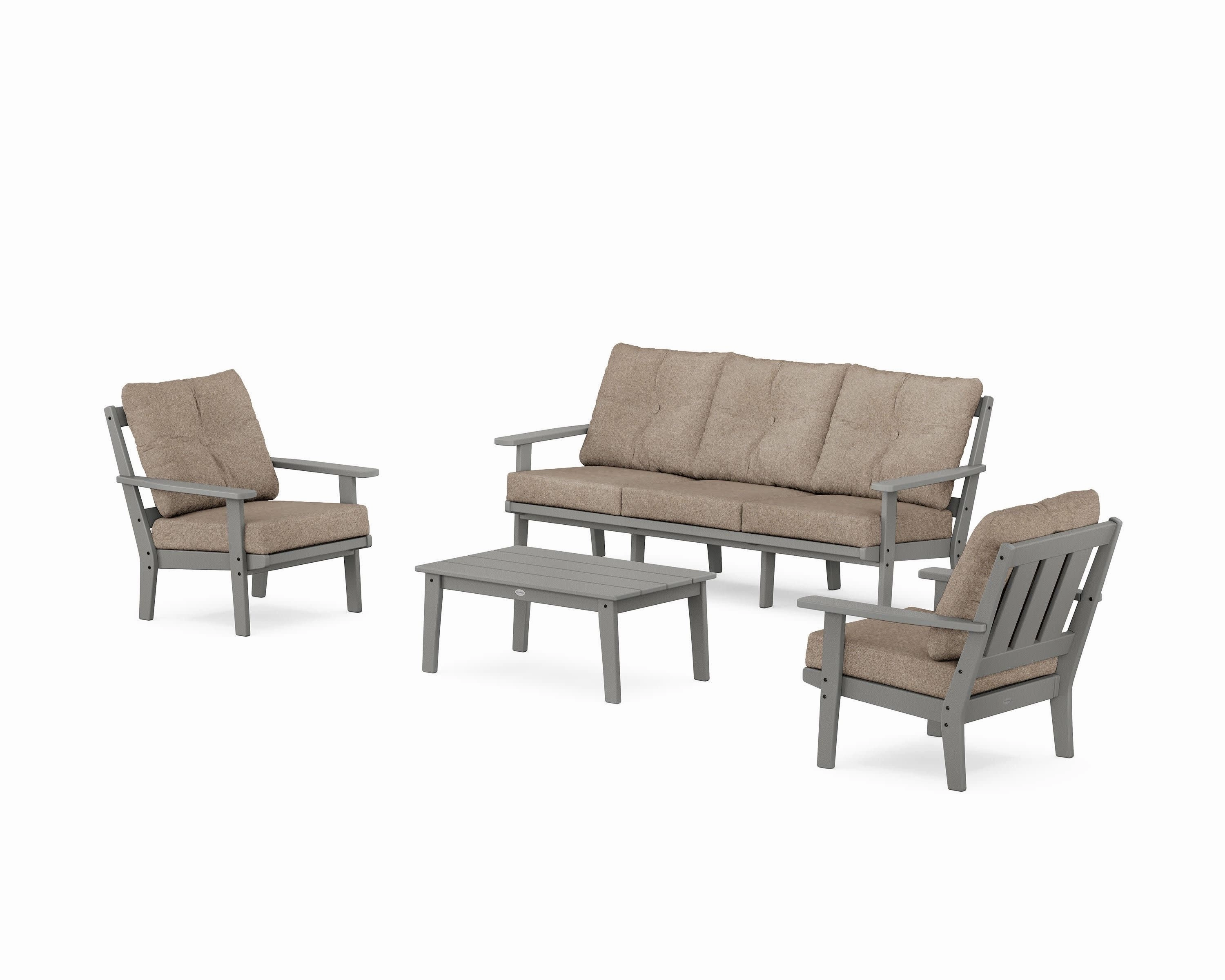 Oxford 4-Piece Deep Seating Set with Sofa