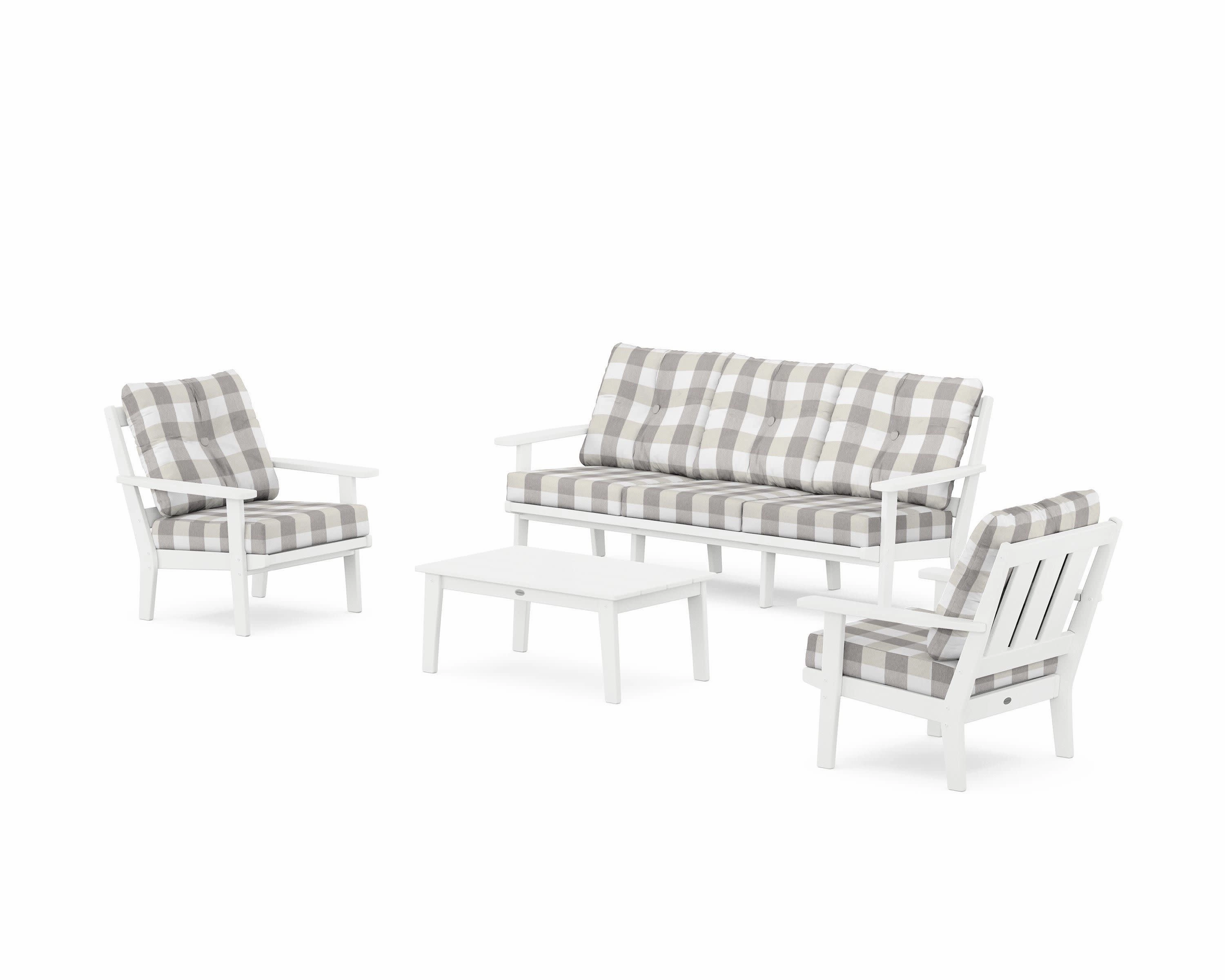 Oxford 4-Piece Deep Seating Set with Sofa