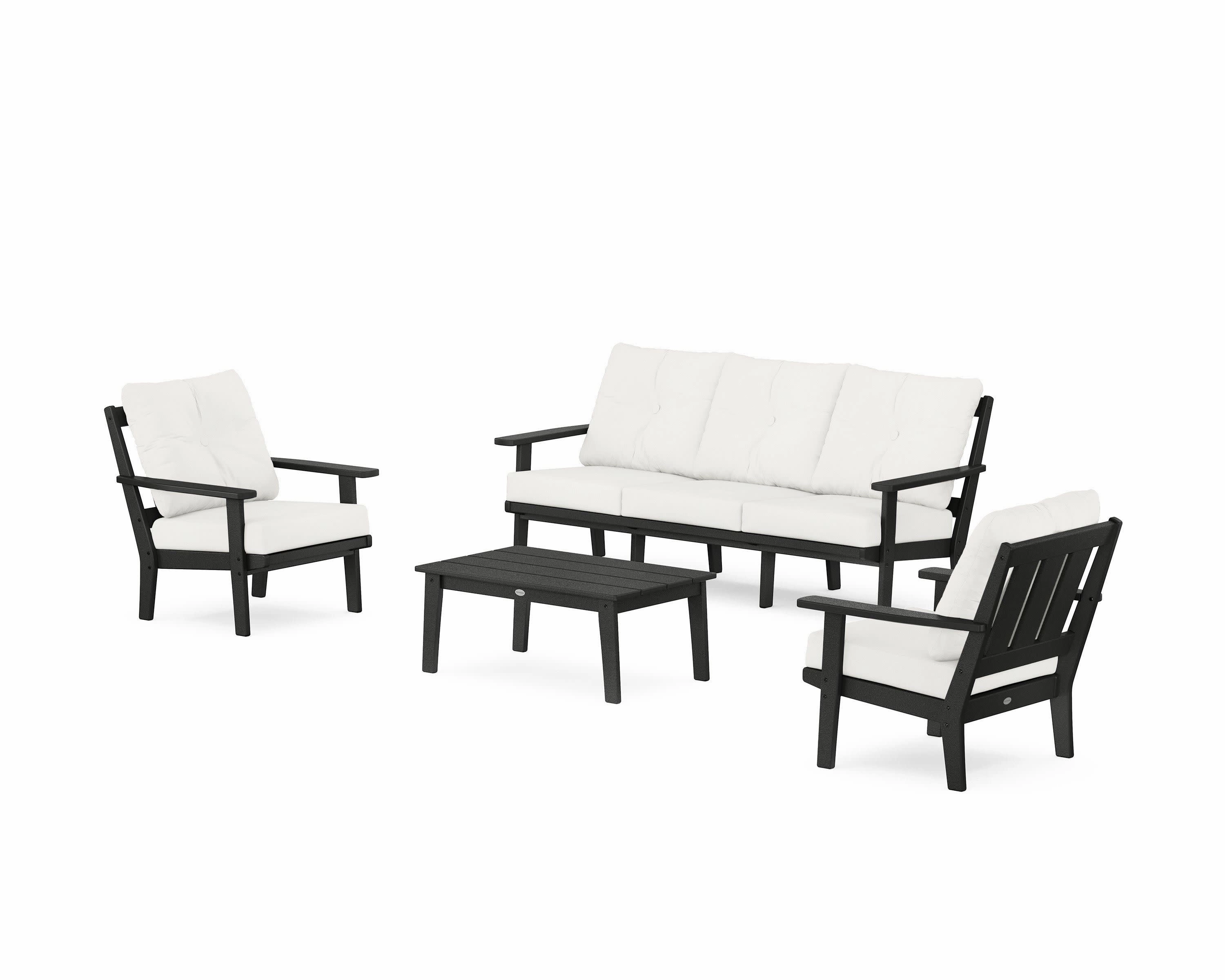 Oxford 4-Piece Deep Seating Set with Sofa