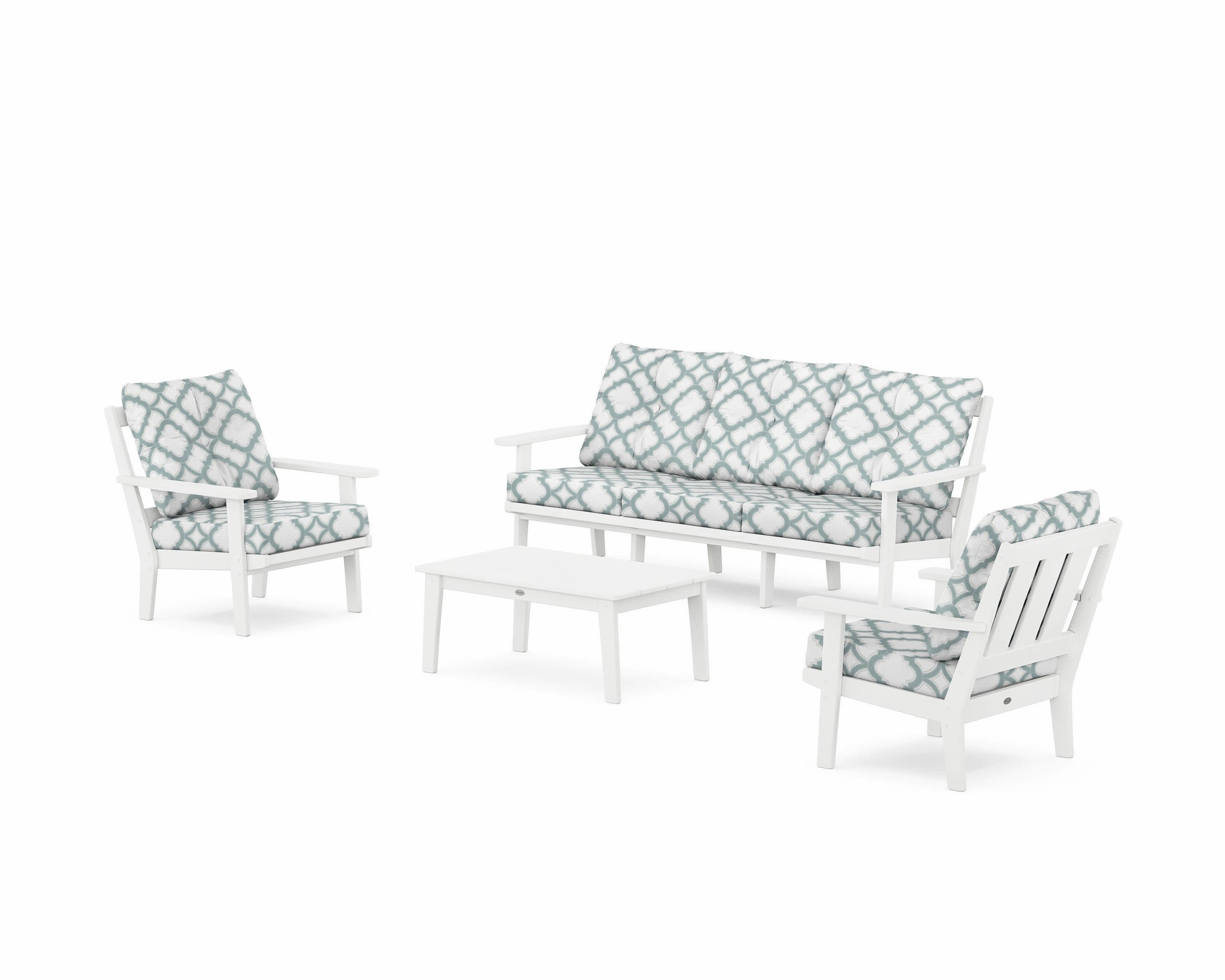 Oxford 4-Piece Deep Seating Set with Sofa
