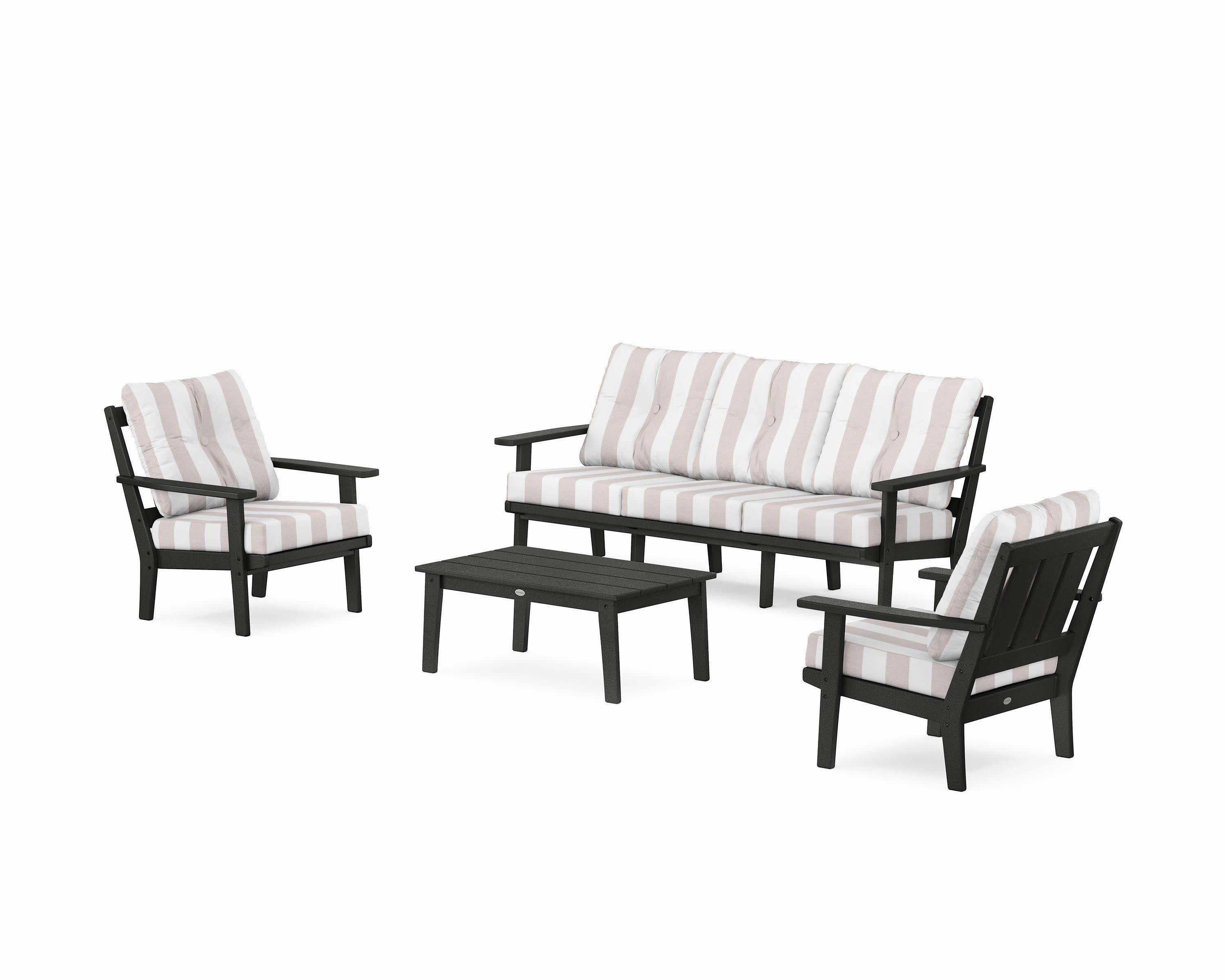 Oxford 4-Piece Deep Seating Set with Sofa