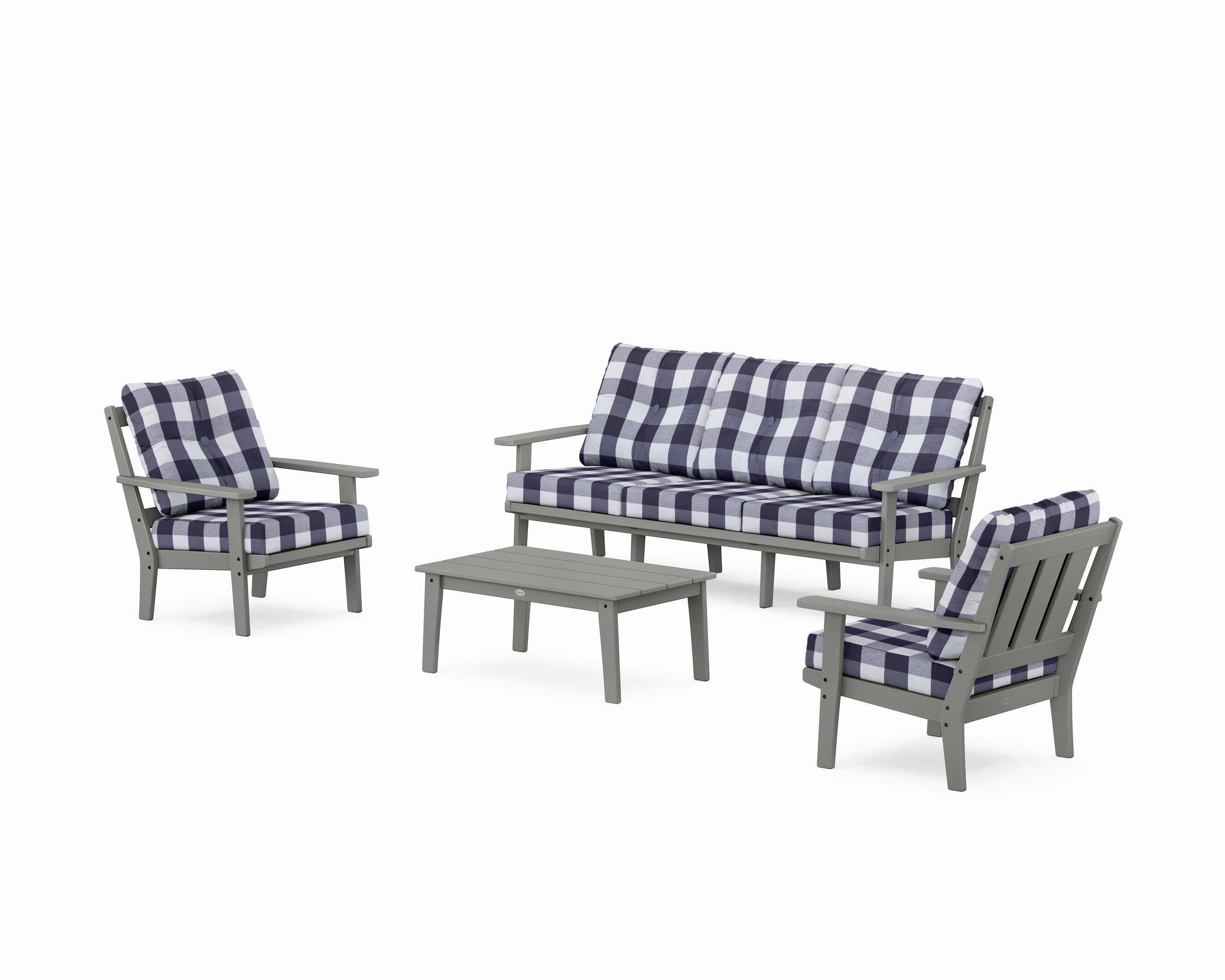 Oxford 4-Piece Deep Seating Set with Sofa