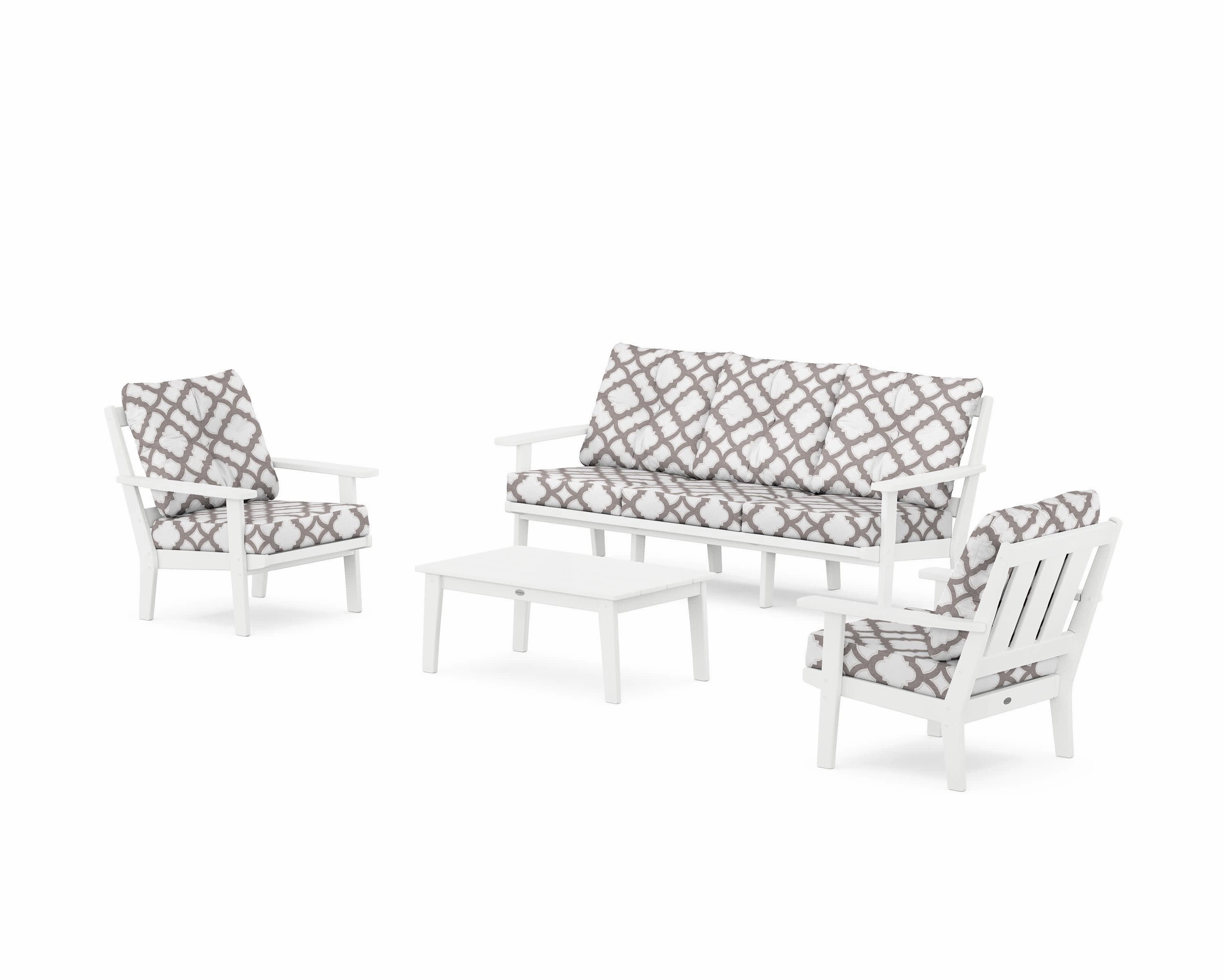 Oxford 4-Piece Deep Seating Set with Sofa