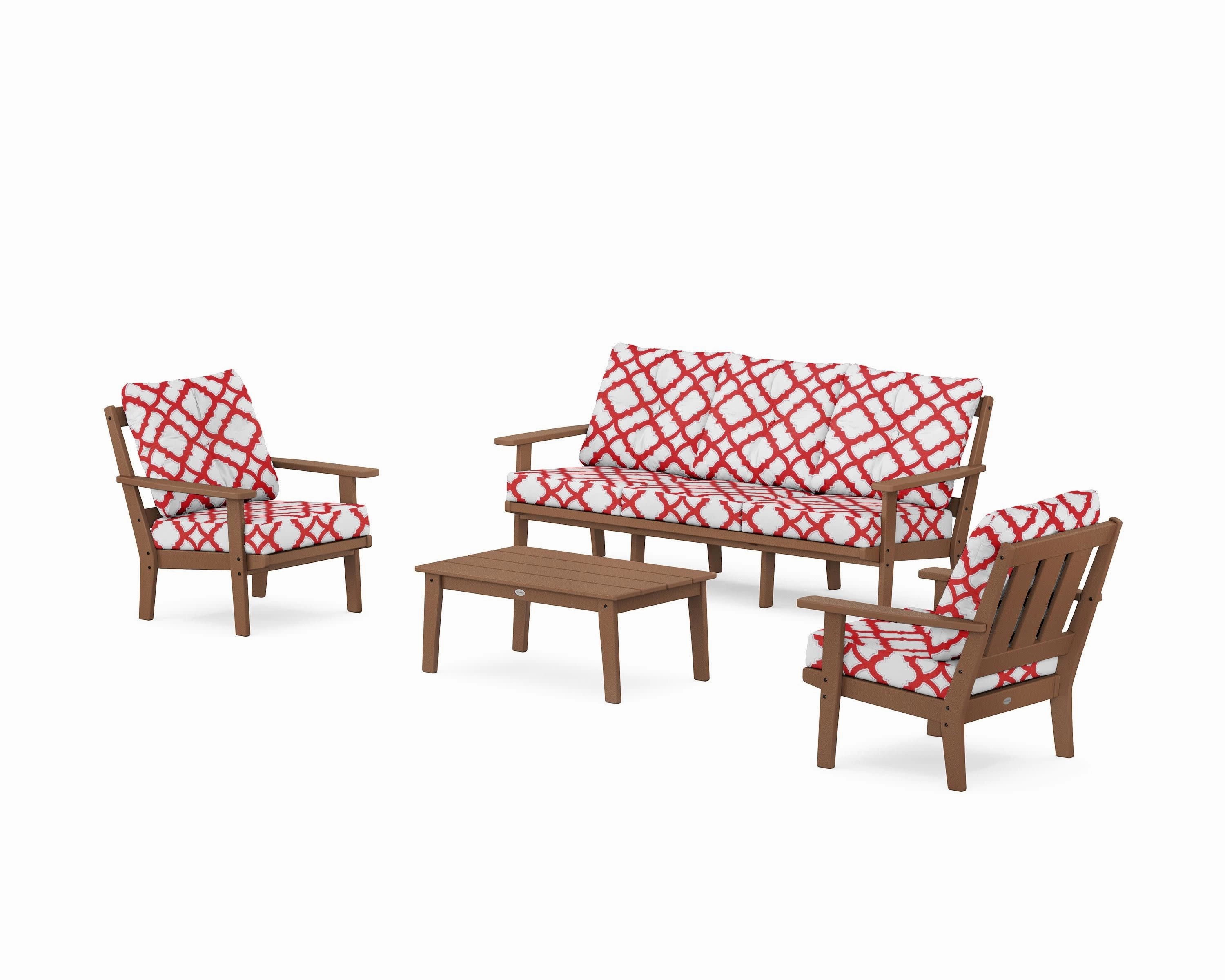 Oxford 4-Piece Deep Seating Set with Sofa