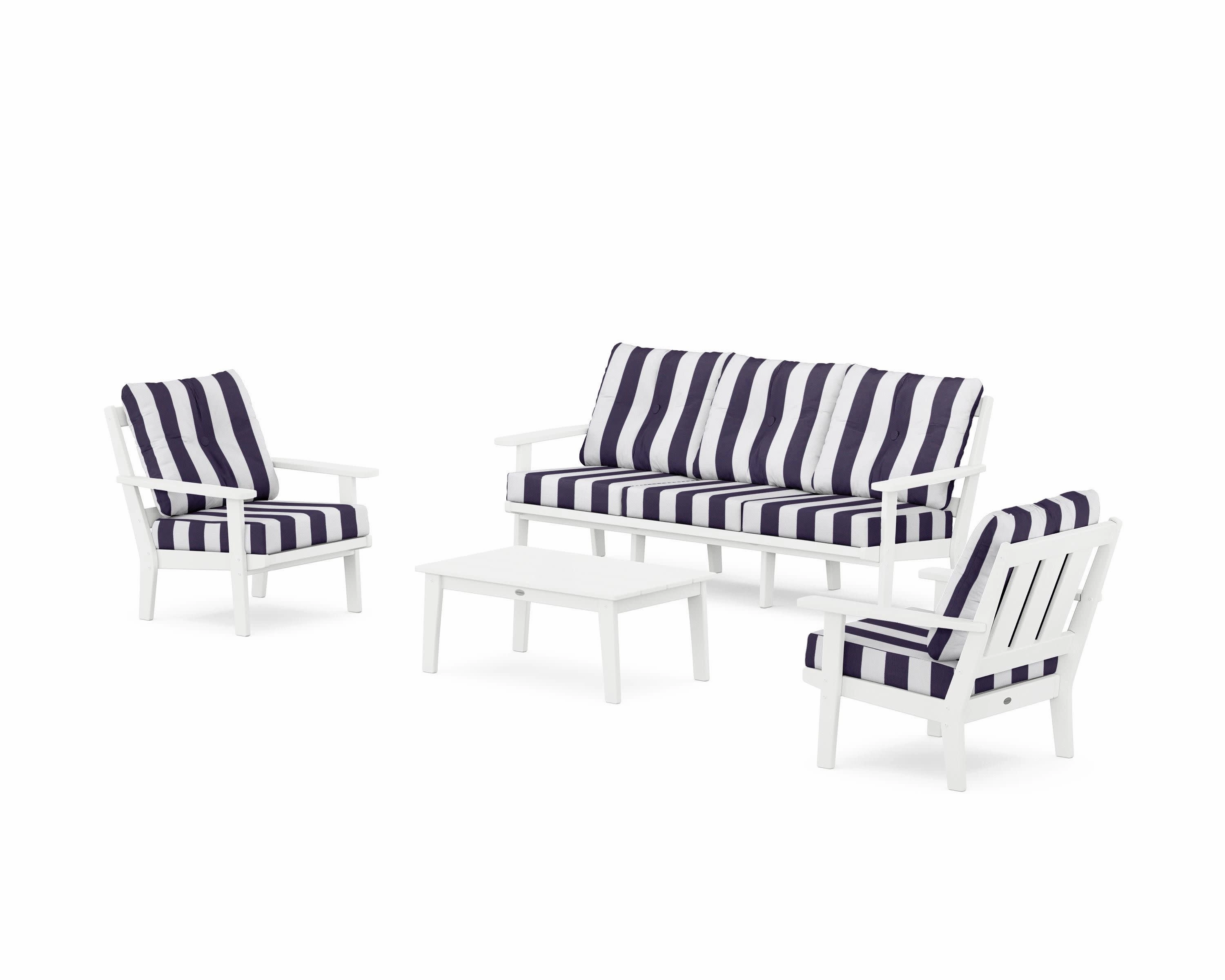 Oxford 4-Piece Deep Seating Set with Sofa