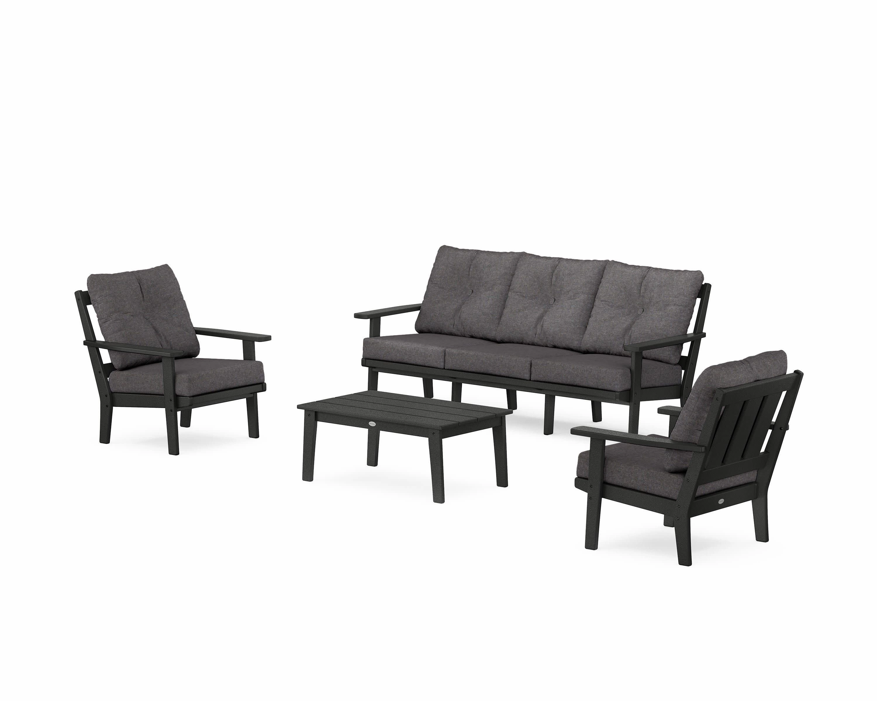 Oxford 4-Piece Deep Seating Set with Sofa