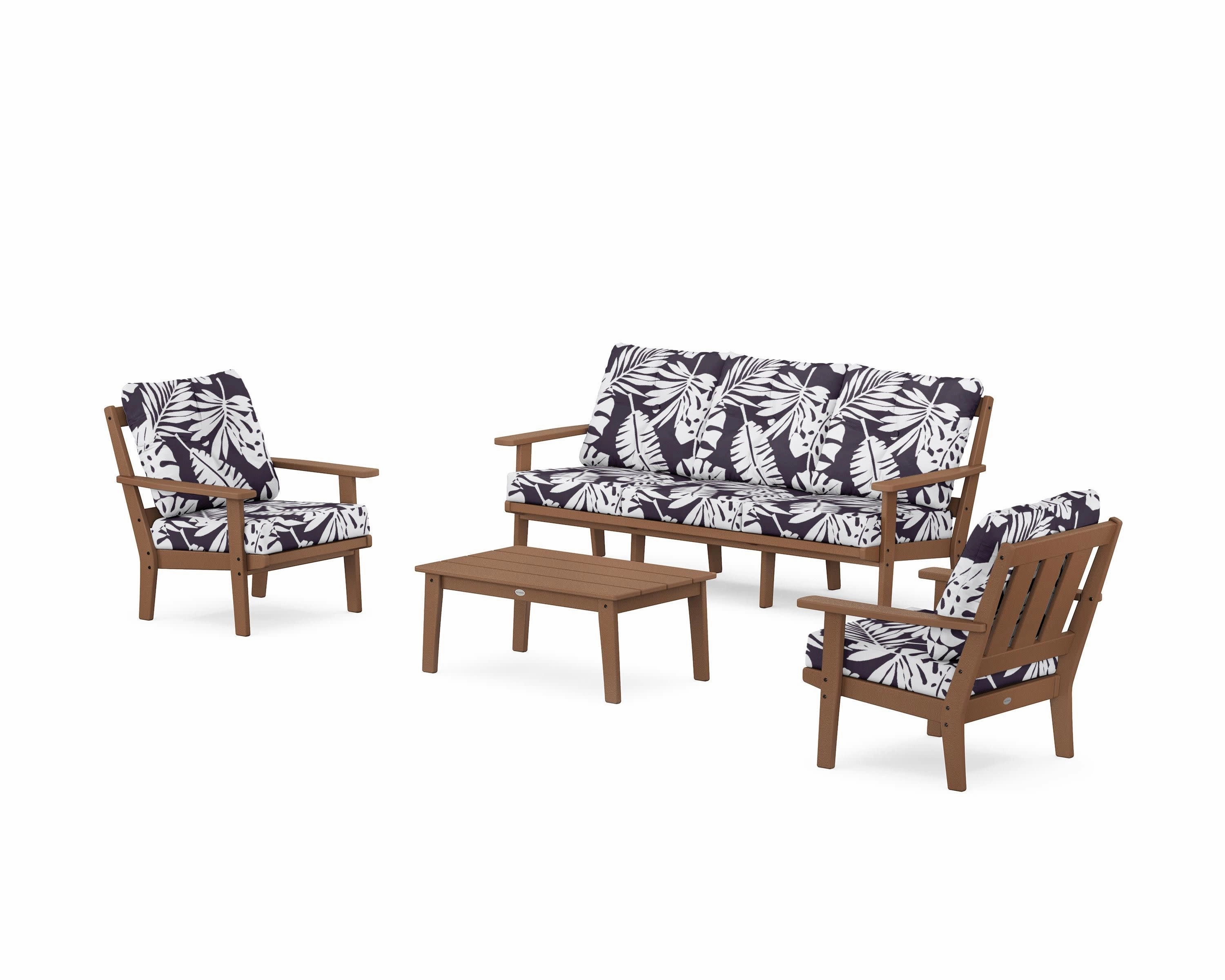 Oxford 4-Piece Deep Seating Set with Sofa