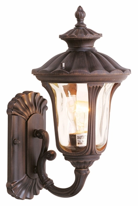 Oxford One Light Outdoor Wall Lantern Hand Applied Imperial BronzeOutdoor wall sconces with motion sensor