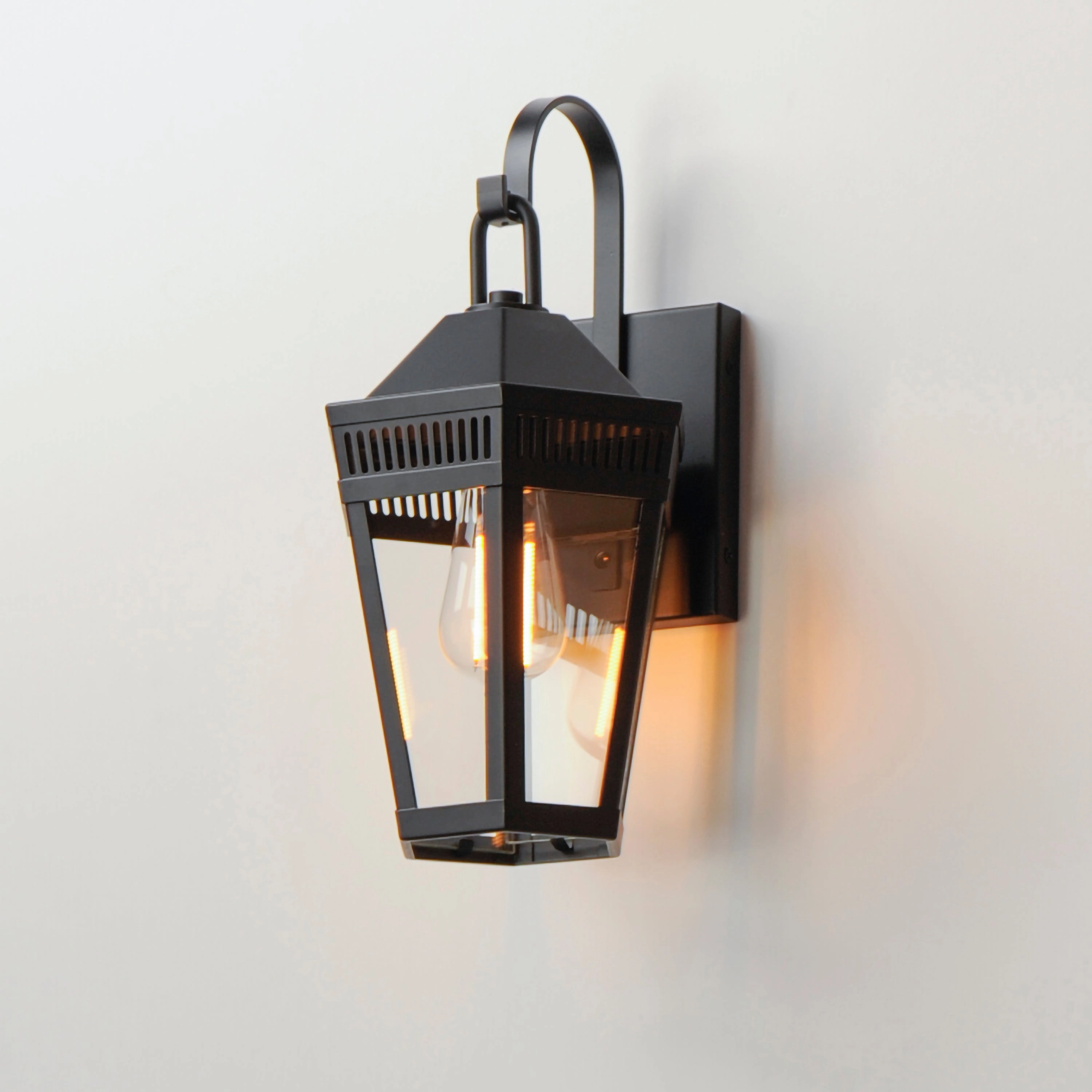 Oxford One Light Outdoor Wall Sconce Black
