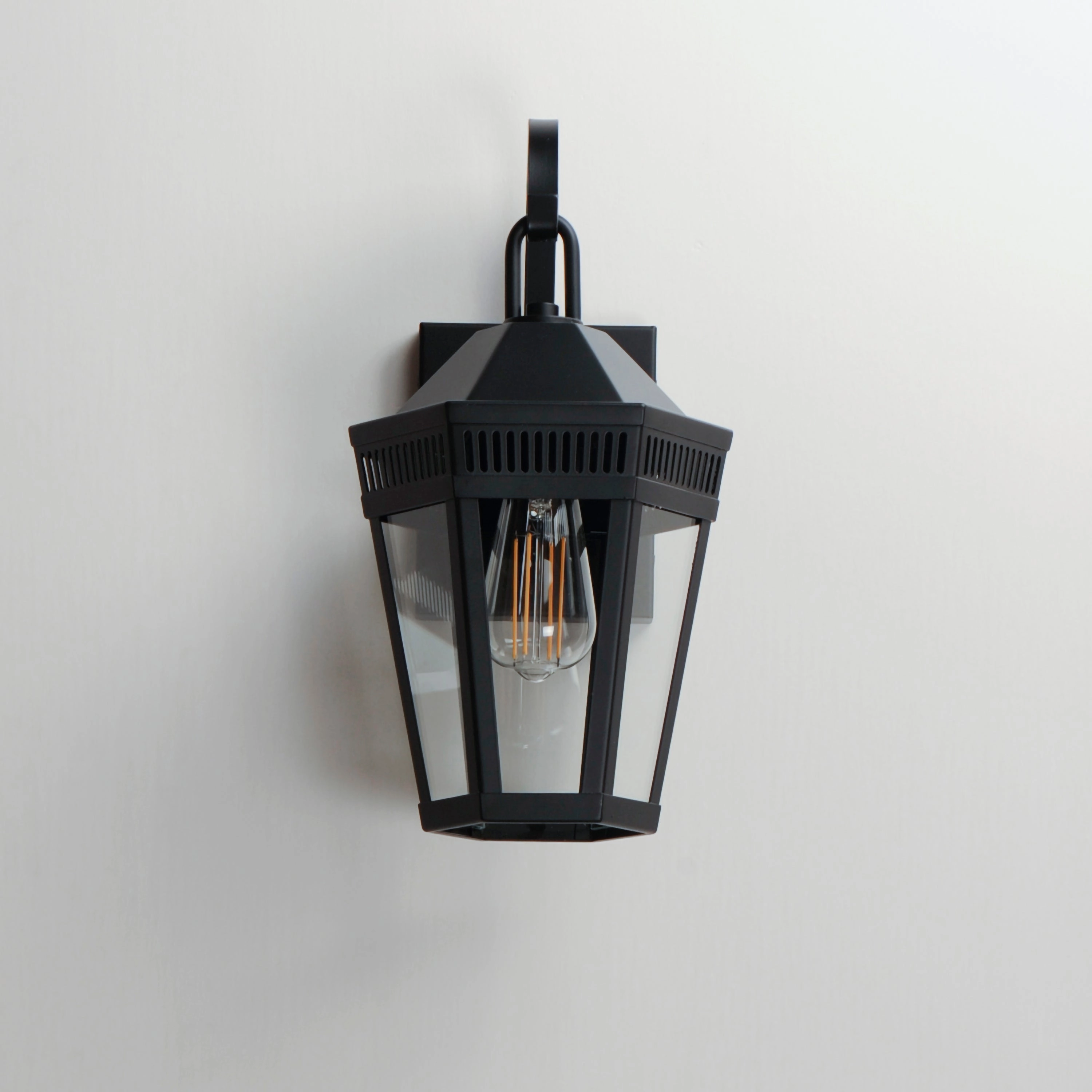 Oxford One Light Outdoor Wall Sconce Black