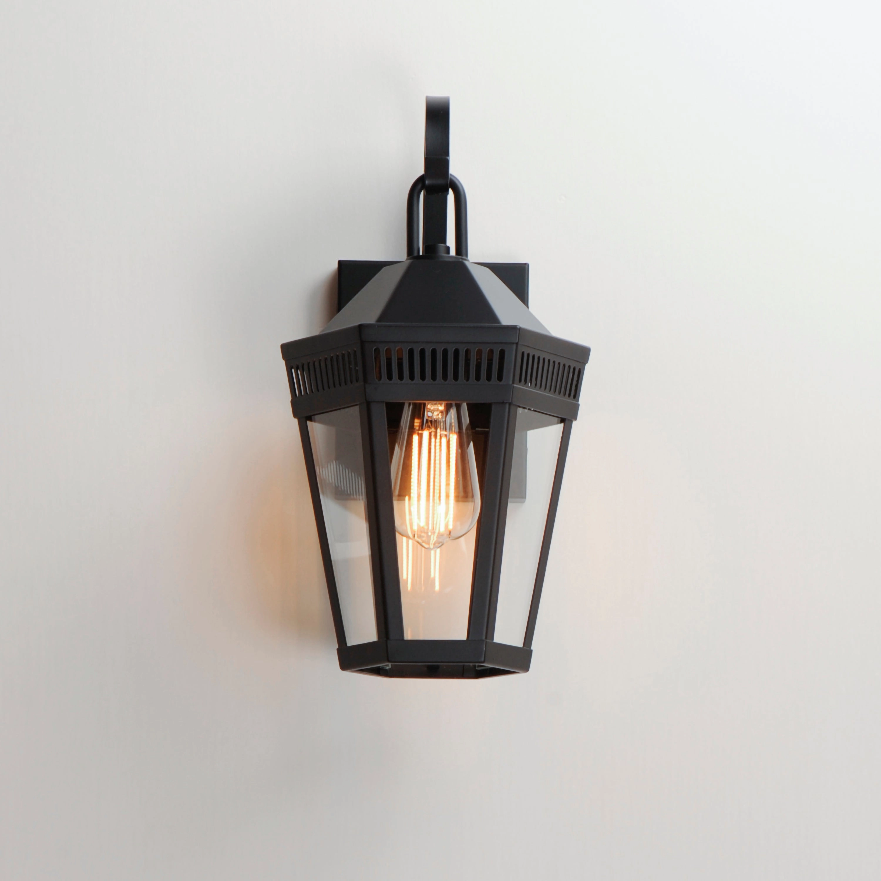 Oxford One Light Outdoor Wall Sconce Black